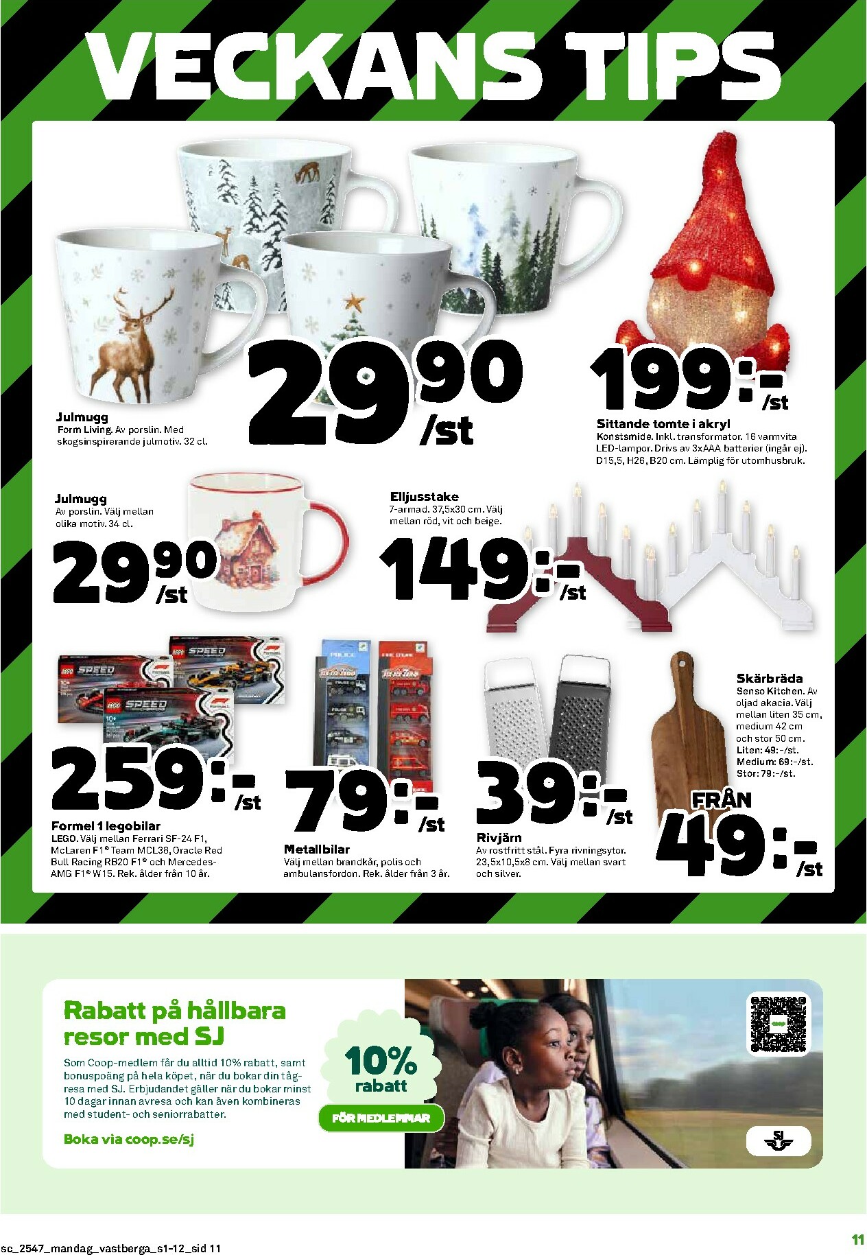 coop - Stora Coop-reklambladet giltigt från 17/11 - 23/11 - page: 11