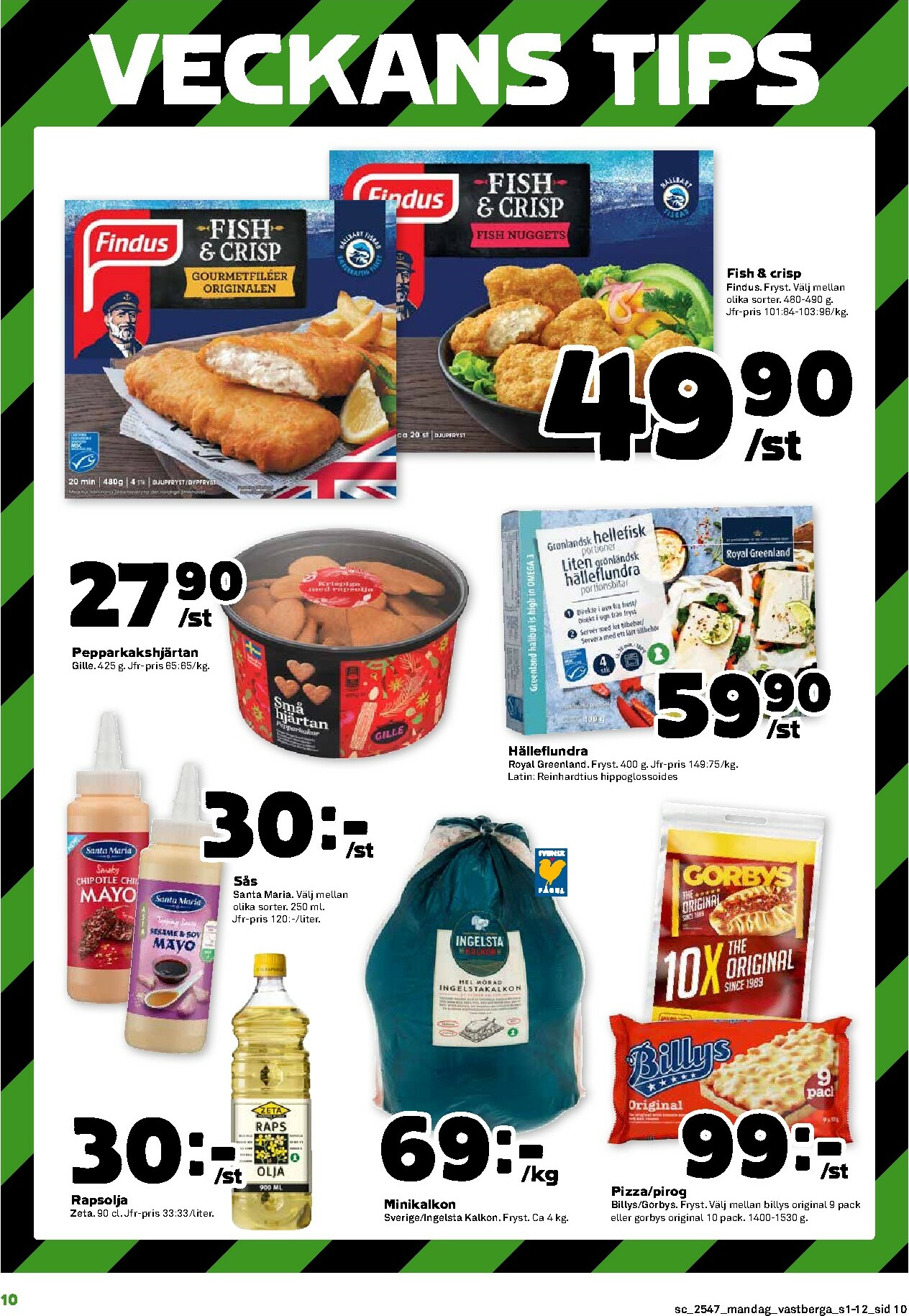 coop - Stora Coop-reklambladet giltigt från 17/11 - 23/11 - page: 10