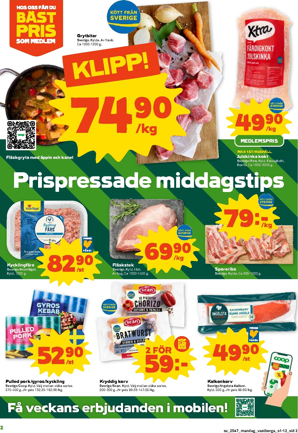 coop - Stora Coop-reklambladet giltigt från 17/11 - 23/11 - page: 2
