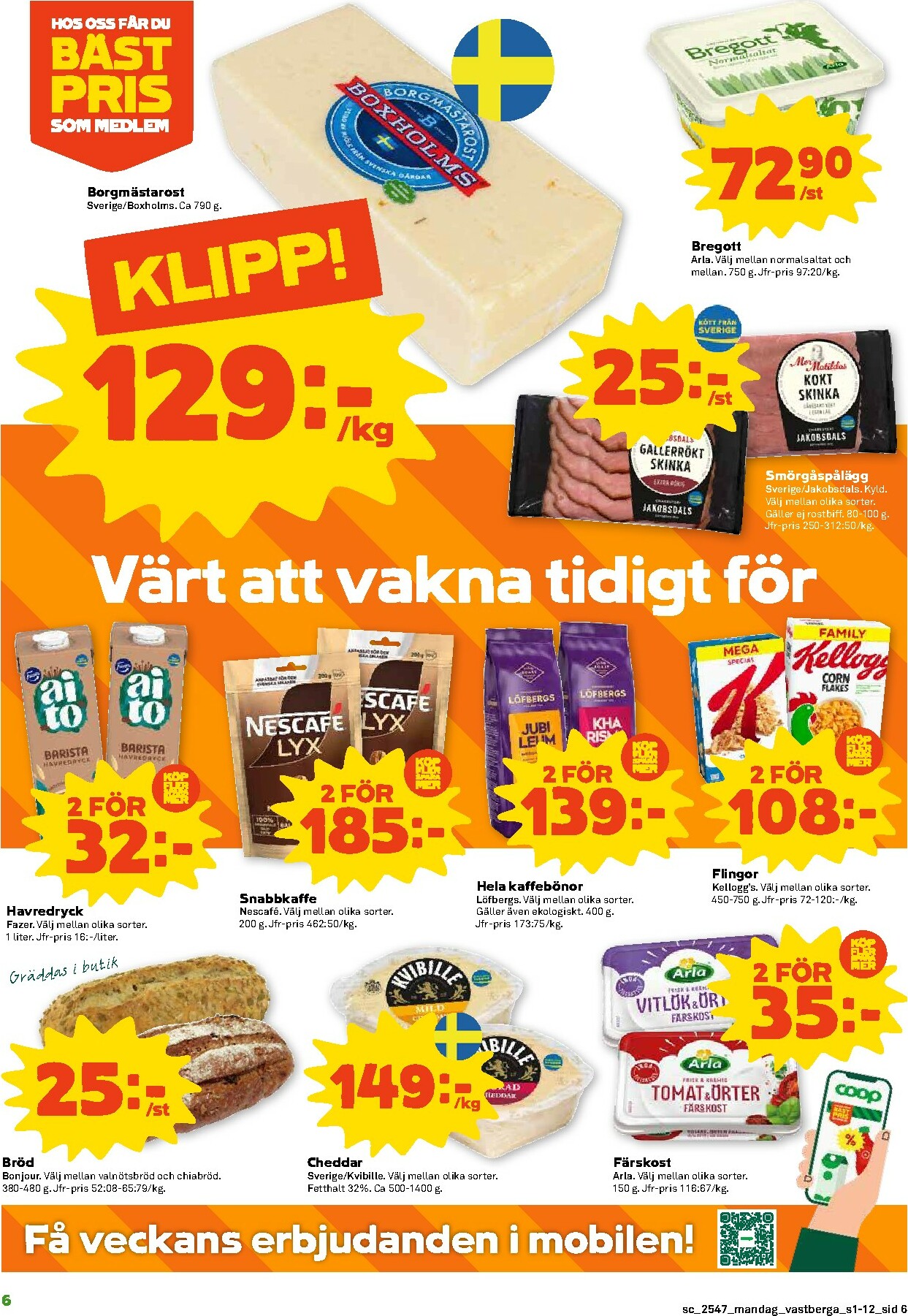 coop - Stora Coop-reklambladet giltigt från 17/11 - 23/11 - page: 6