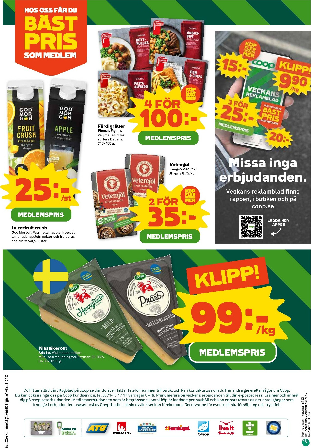 coop - Stora Coop-reklambladet giltigt från 17/11 - 23/11 - page: 12