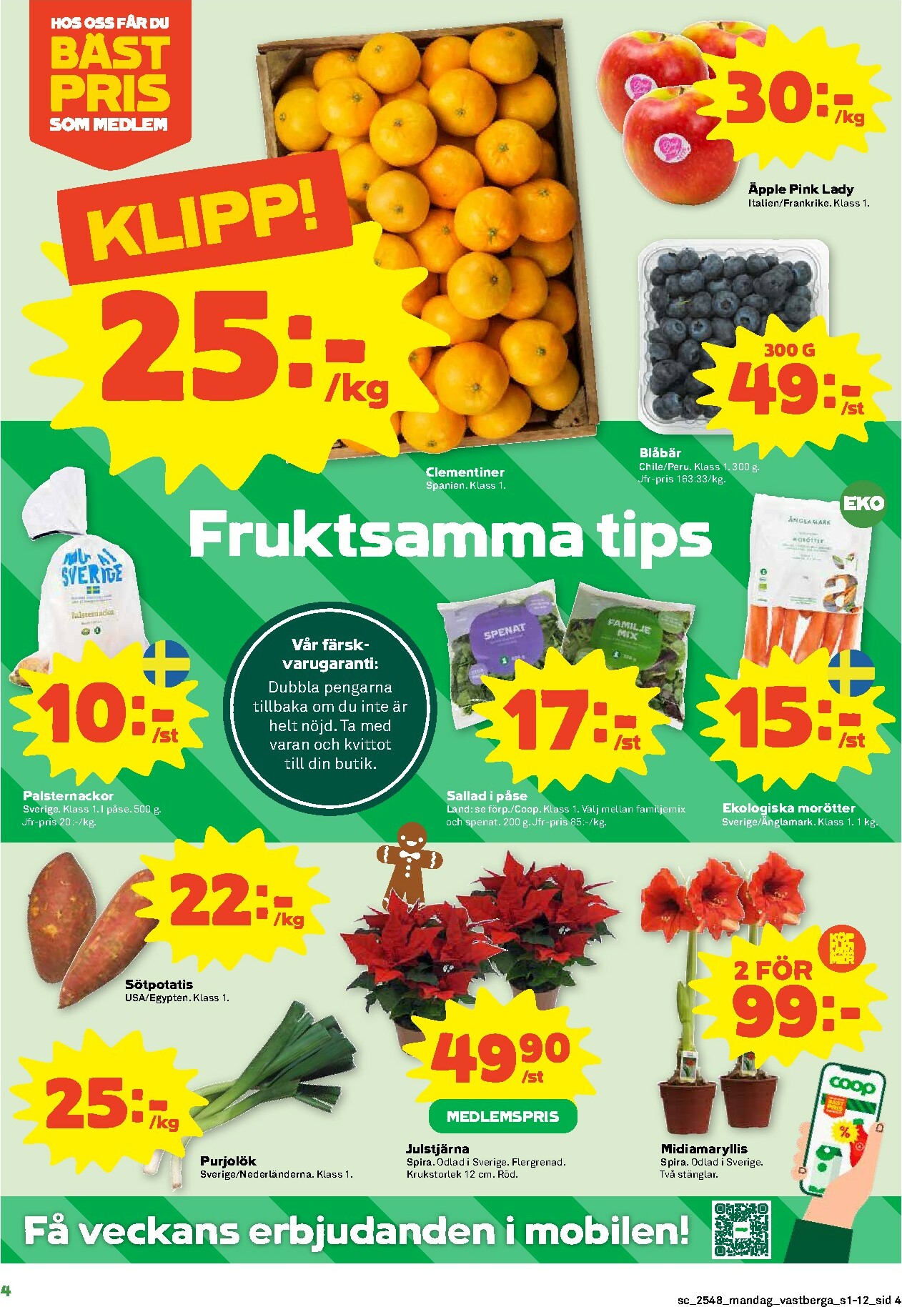 coop - Stora Coop-reklambladet giltigt från 24/11 - 30/11 - page: 4