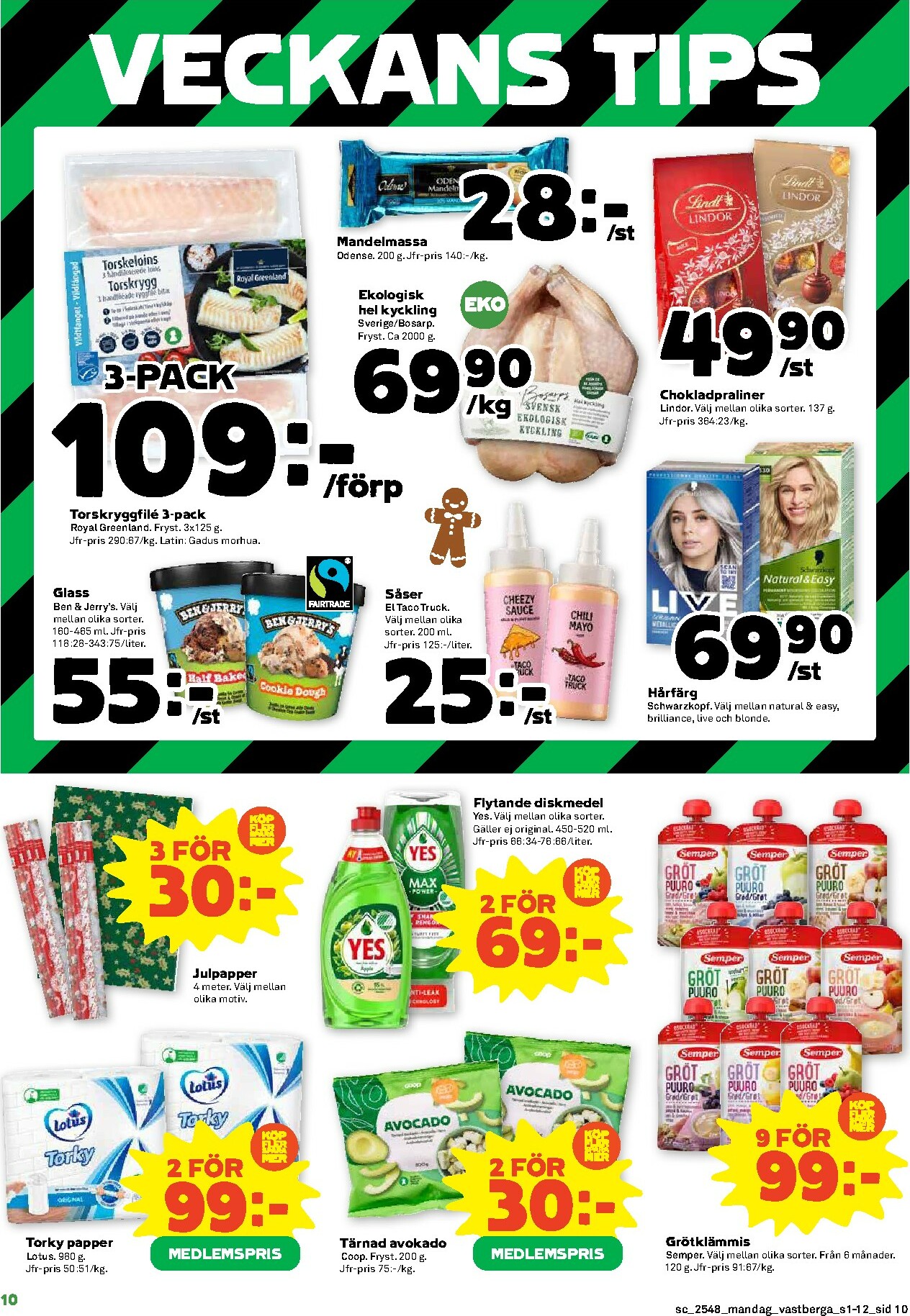 coop - Stora Coop-reklambladet giltigt från 24/11 - 30/11 - page: 10