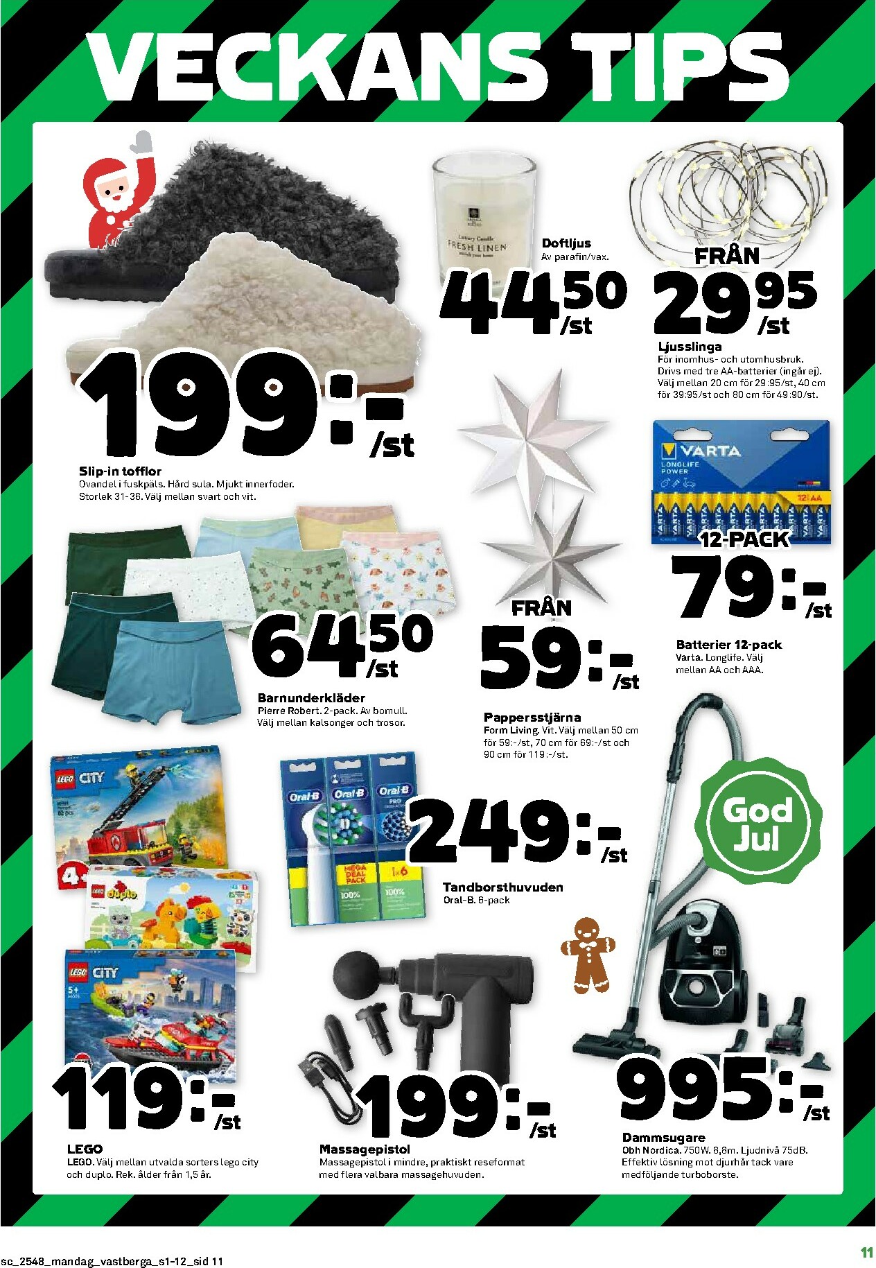 coop - Stora Coop-reklambladet giltigt från 24/11 - 30/11 - page: 11
