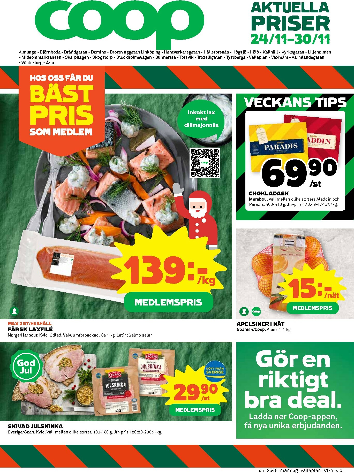 coop - Coop-reklambladet giltigt från 24/11 - 30/11