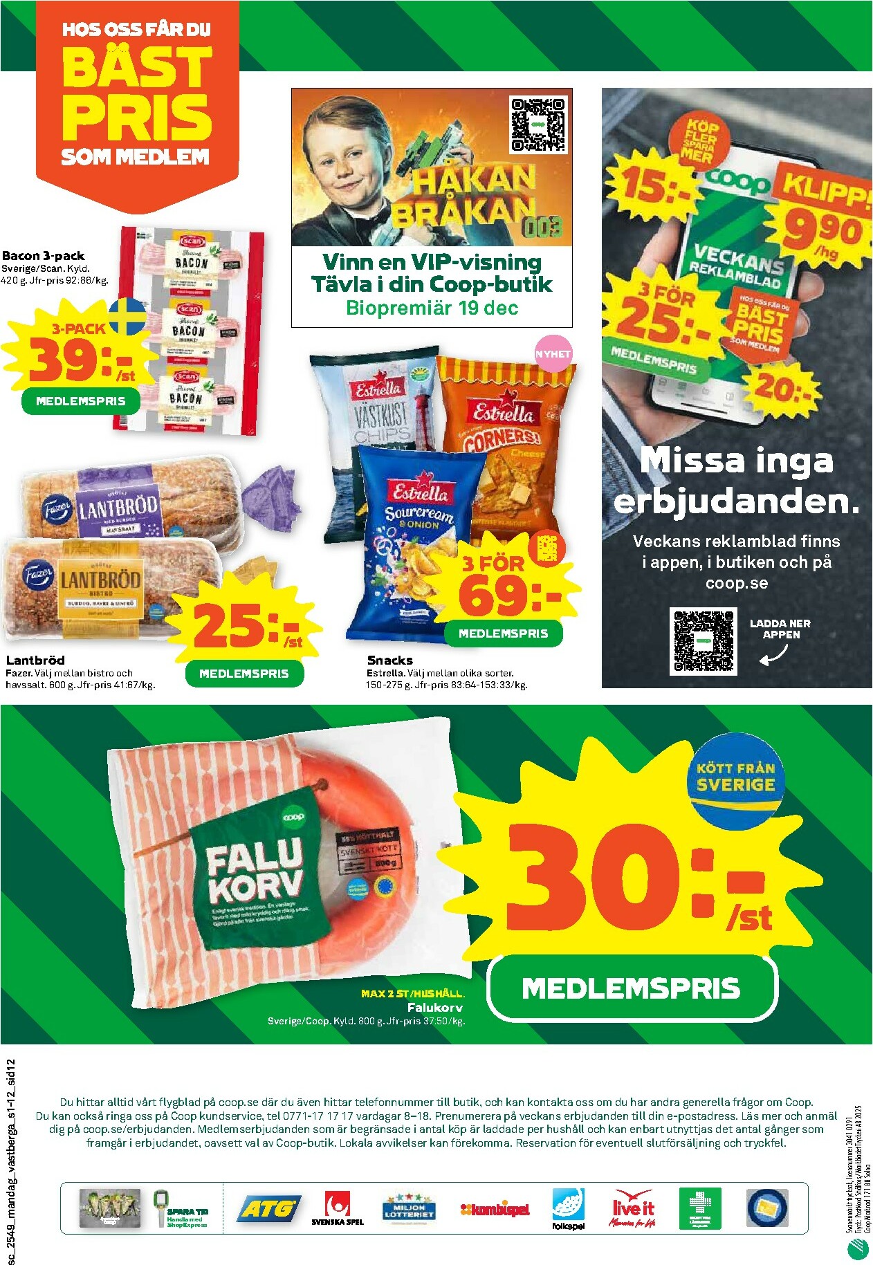 coop - Stora Coop-reklambladet giltigt från 01/12 - 07/12 - page: 12