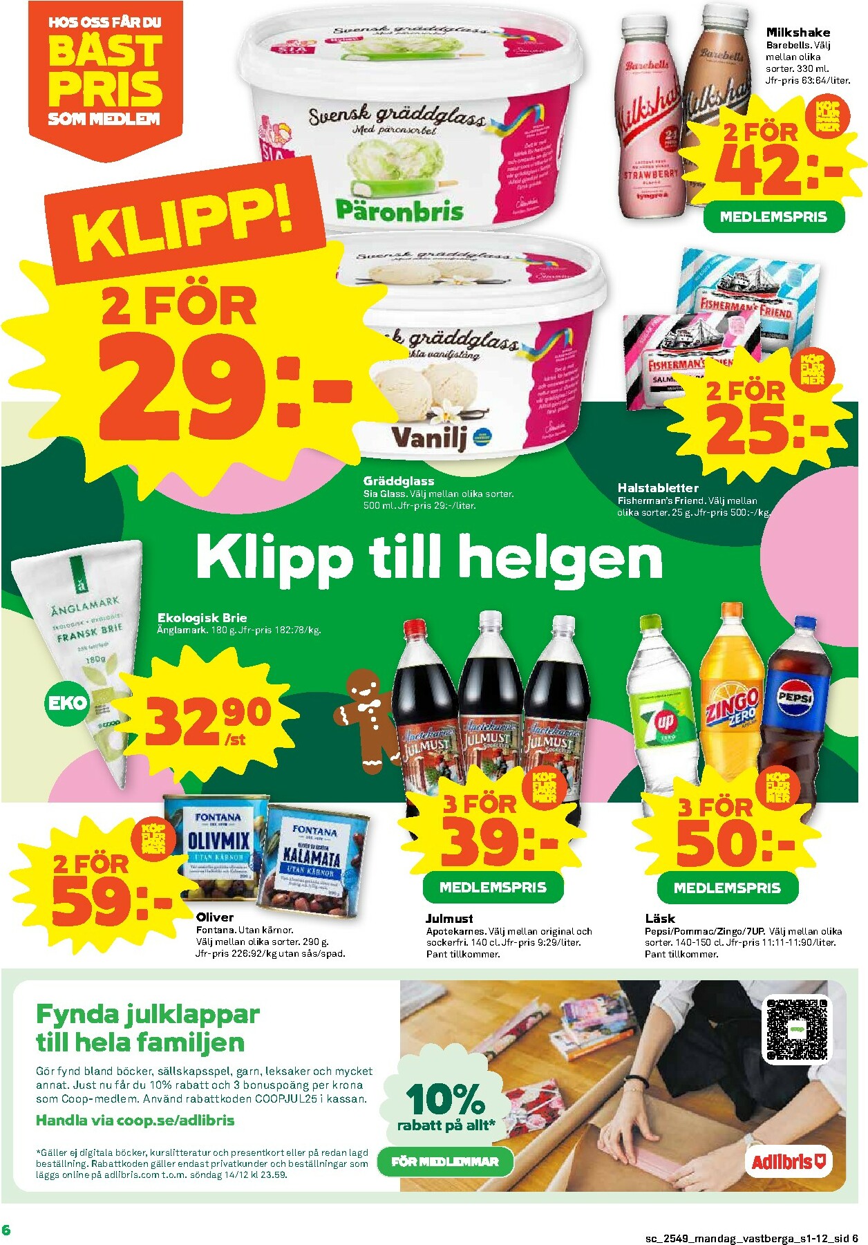 coop - Stora Coop-reklambladet giltigt från 01/12 - 07/12 - page: 6