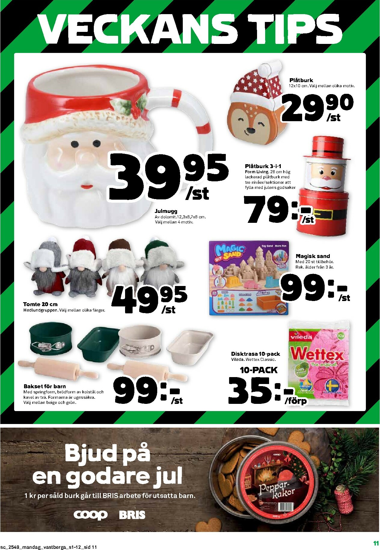 coop - Stora Coop-reklambladet giltigt från 01/12 - 07/12 - page: 11