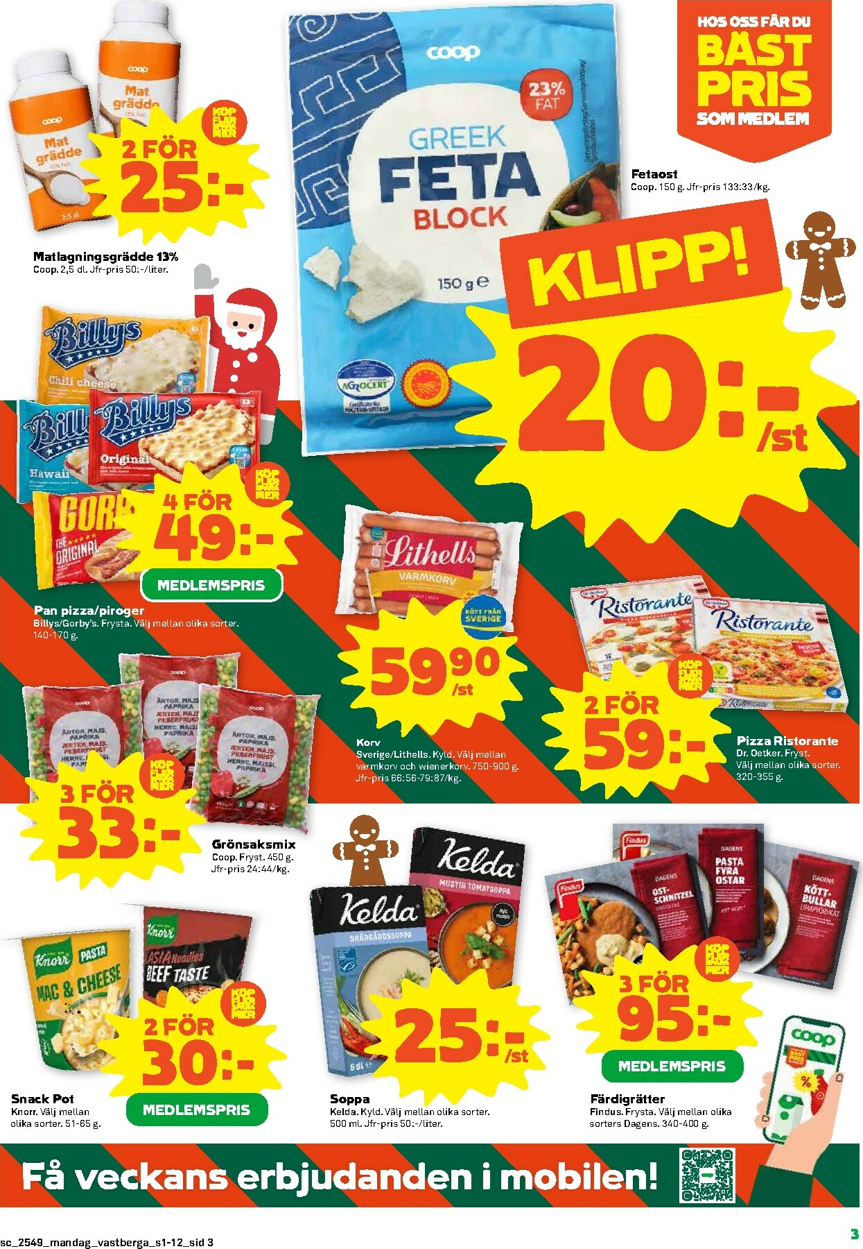coop - Stora Coop-reklambladet giltigt från 01/12 - 07/12 - page: 3