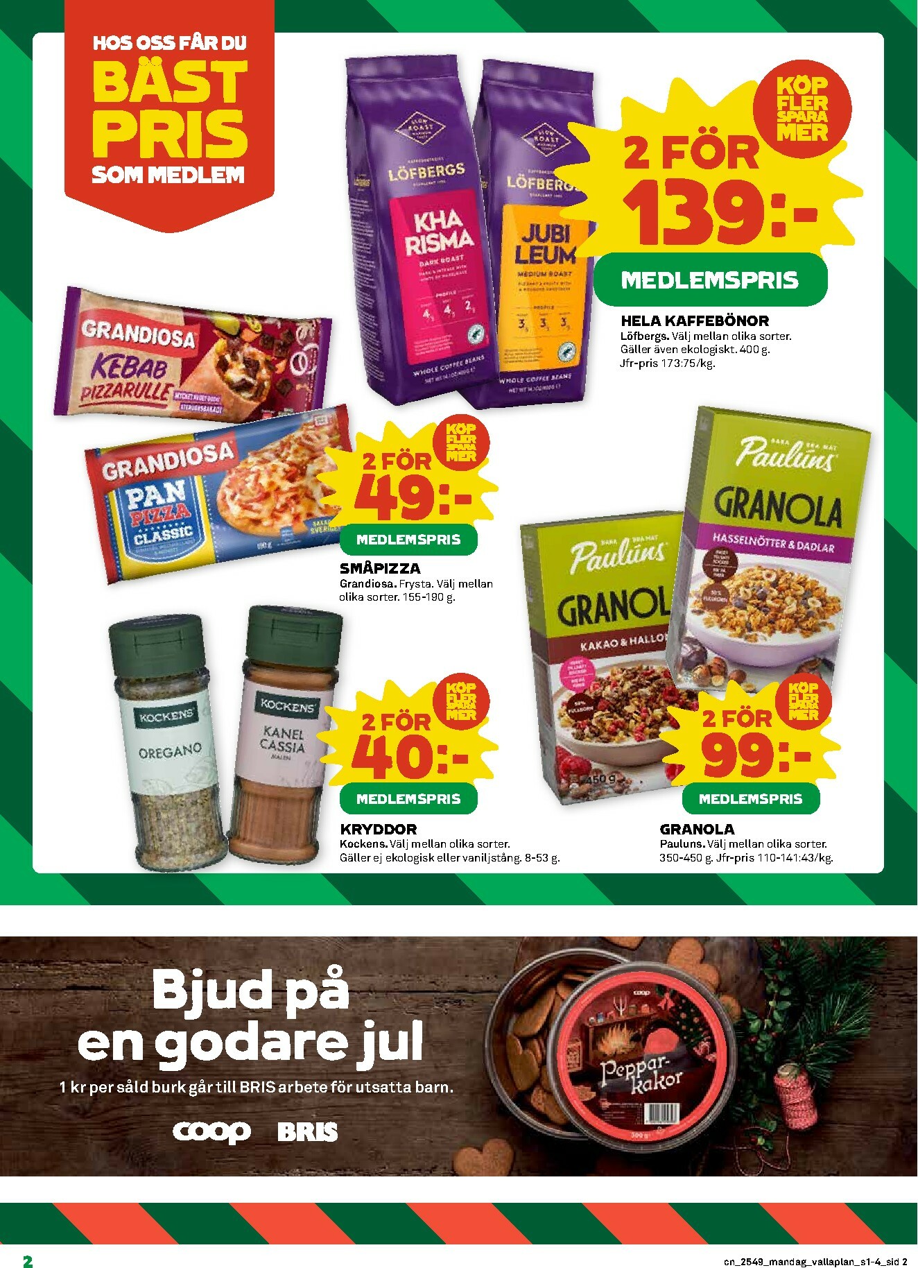 coop - Coop-reklambladet giltigt från 01/12 - 07/12 - page: 2
