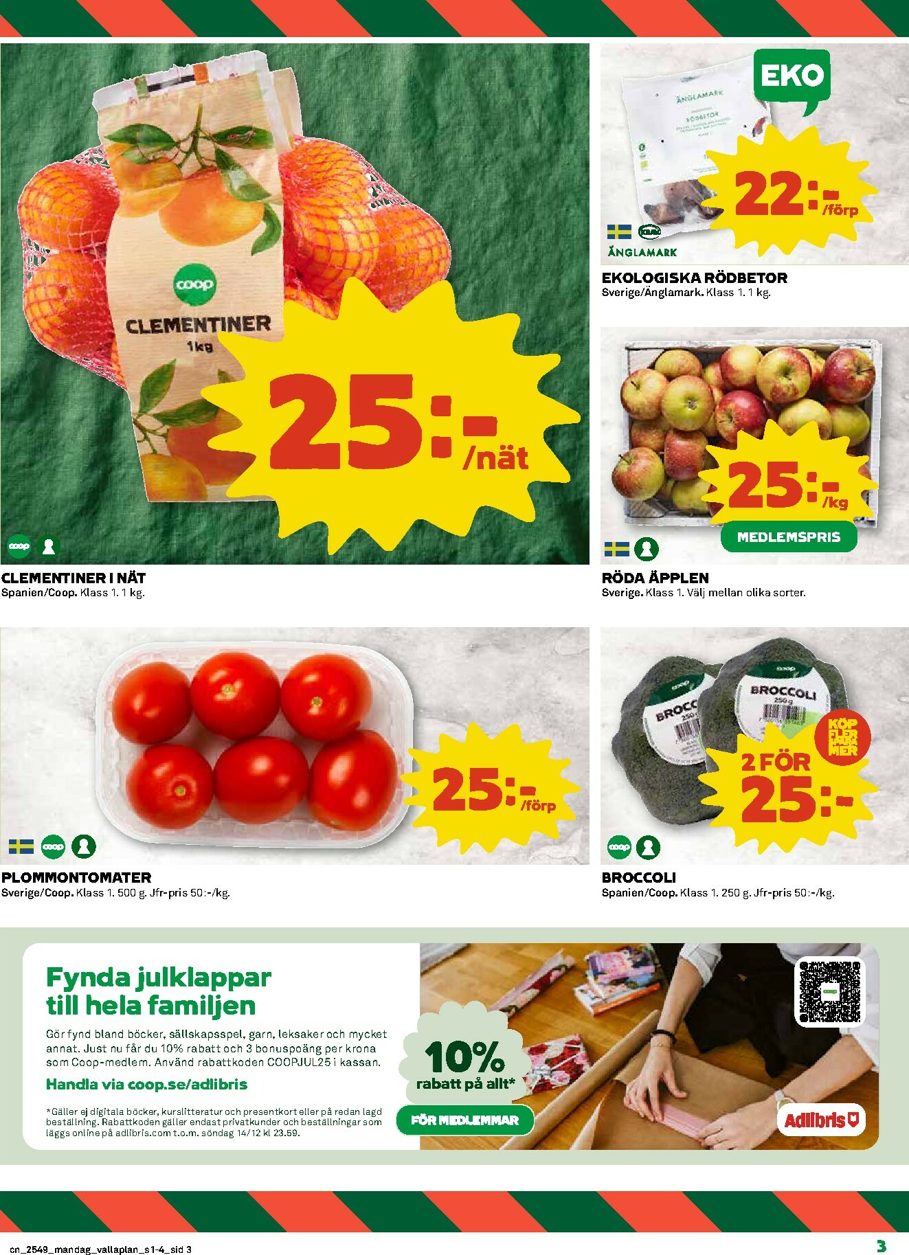 coop - Coop-reklambladet giltigt från 01/12 - 07/12 - page: 3