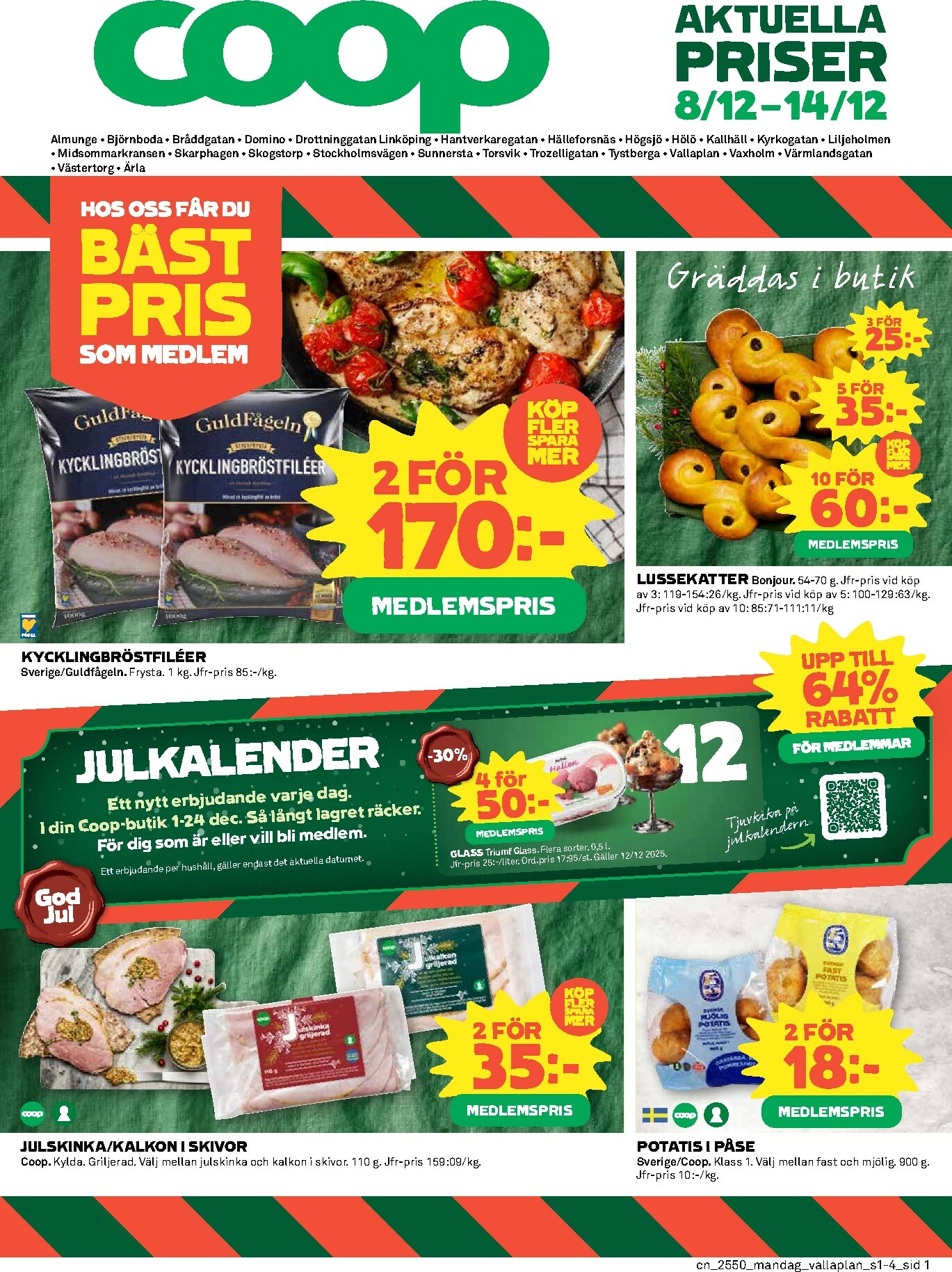 coop - Coop-reklambladet giltigt från 08/12 - 14/12