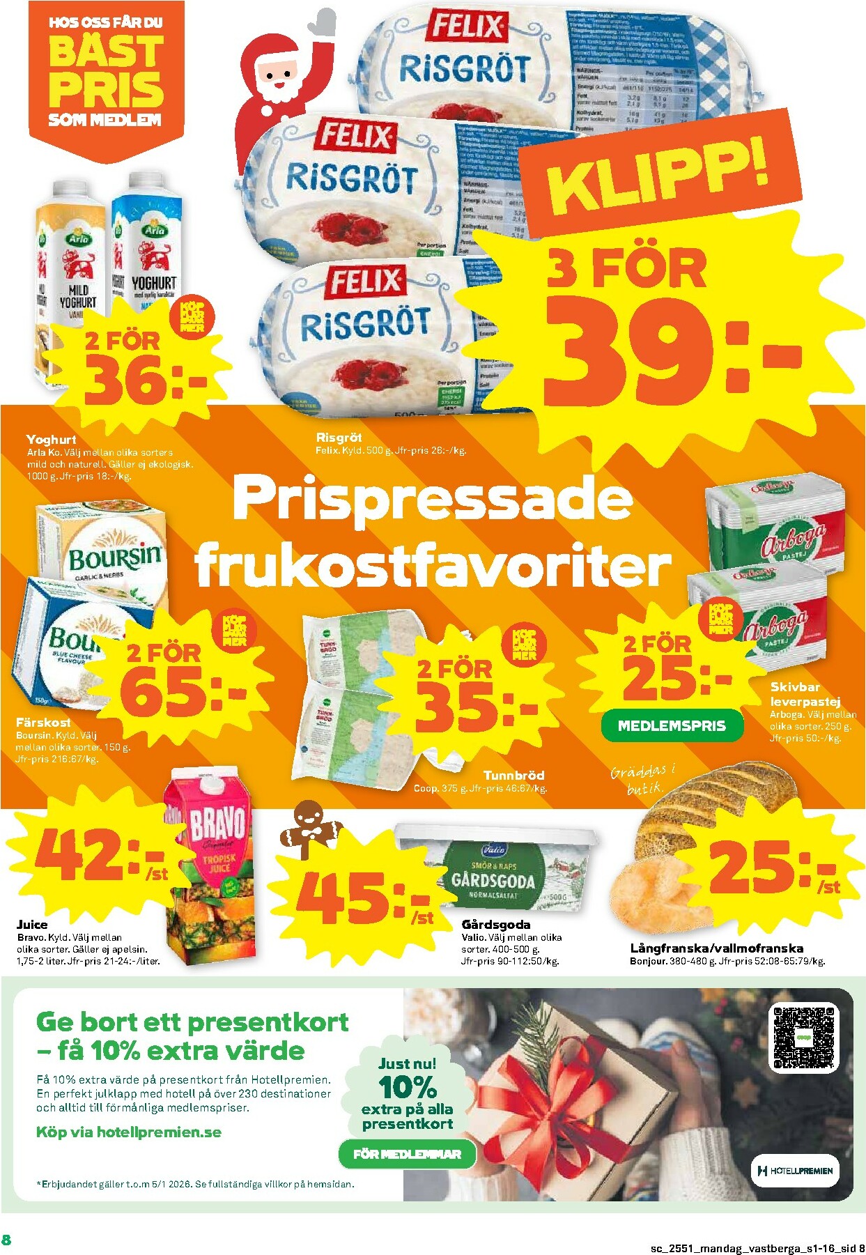 coop - Stora Coop-reklambladet giltigt från 15/12 - 24/12 - page: 8