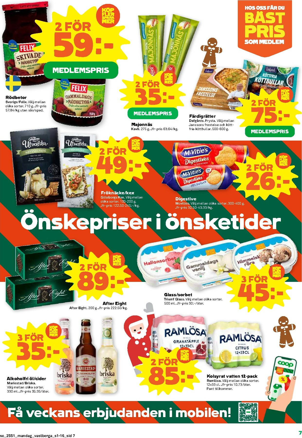 coop - Stora Coop-reklambladet giltigt från 15/12 - 24/12 - page: 7
