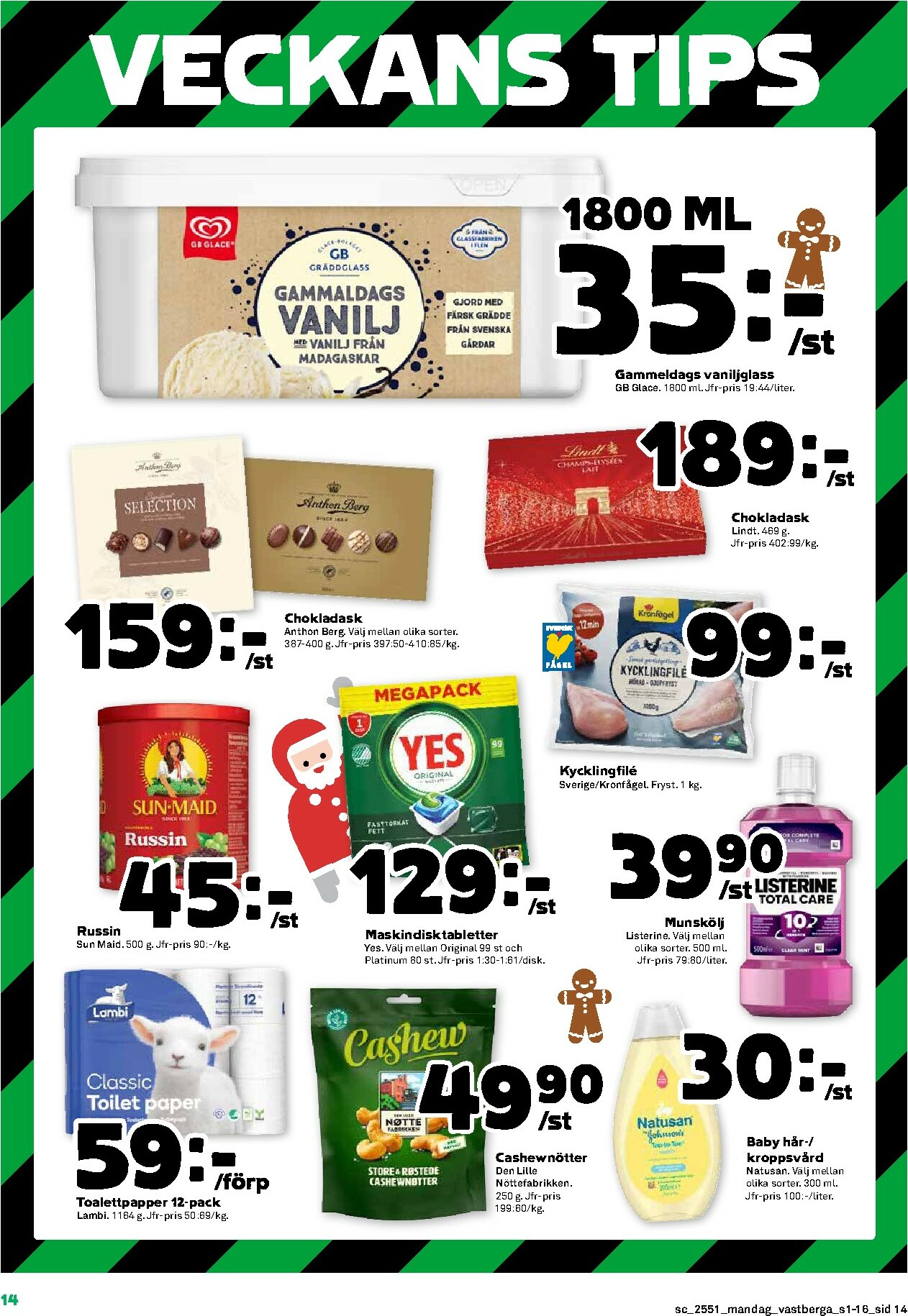 coop - Stora Coop-reklambladet giltigt från 15/12 - 24/12 - page: 14