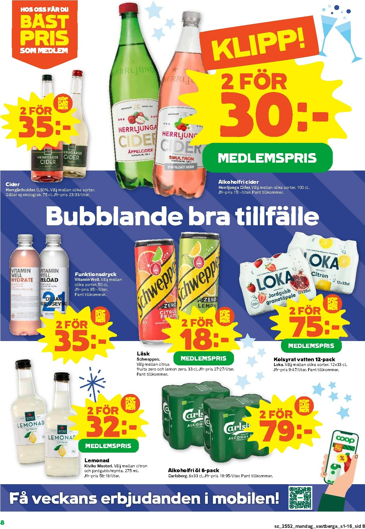 coop - Stora Coop-reklambladet giltigt från 27/12 - 04/01 - page: 8