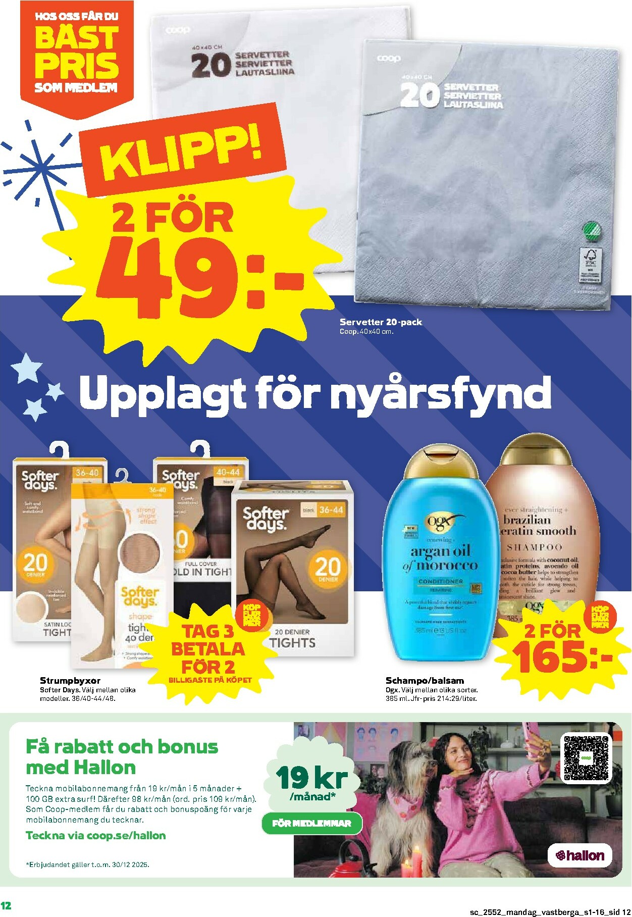 coop - Stora Coop-reklambladet giltigt från 27/12 - 04/01 - page: 12