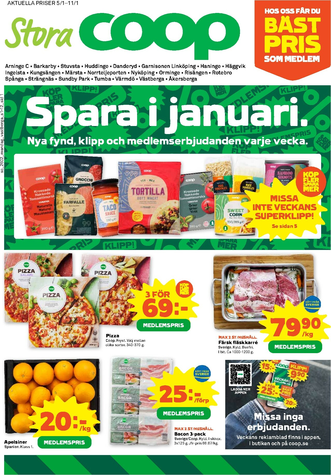 coop - Stora Coop-reklambladet giltigt från 05/01 - 11/01