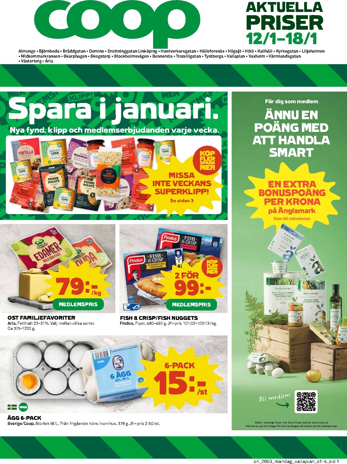 coop - Coop-reklambladet giltigt från 12/01 - 18/01