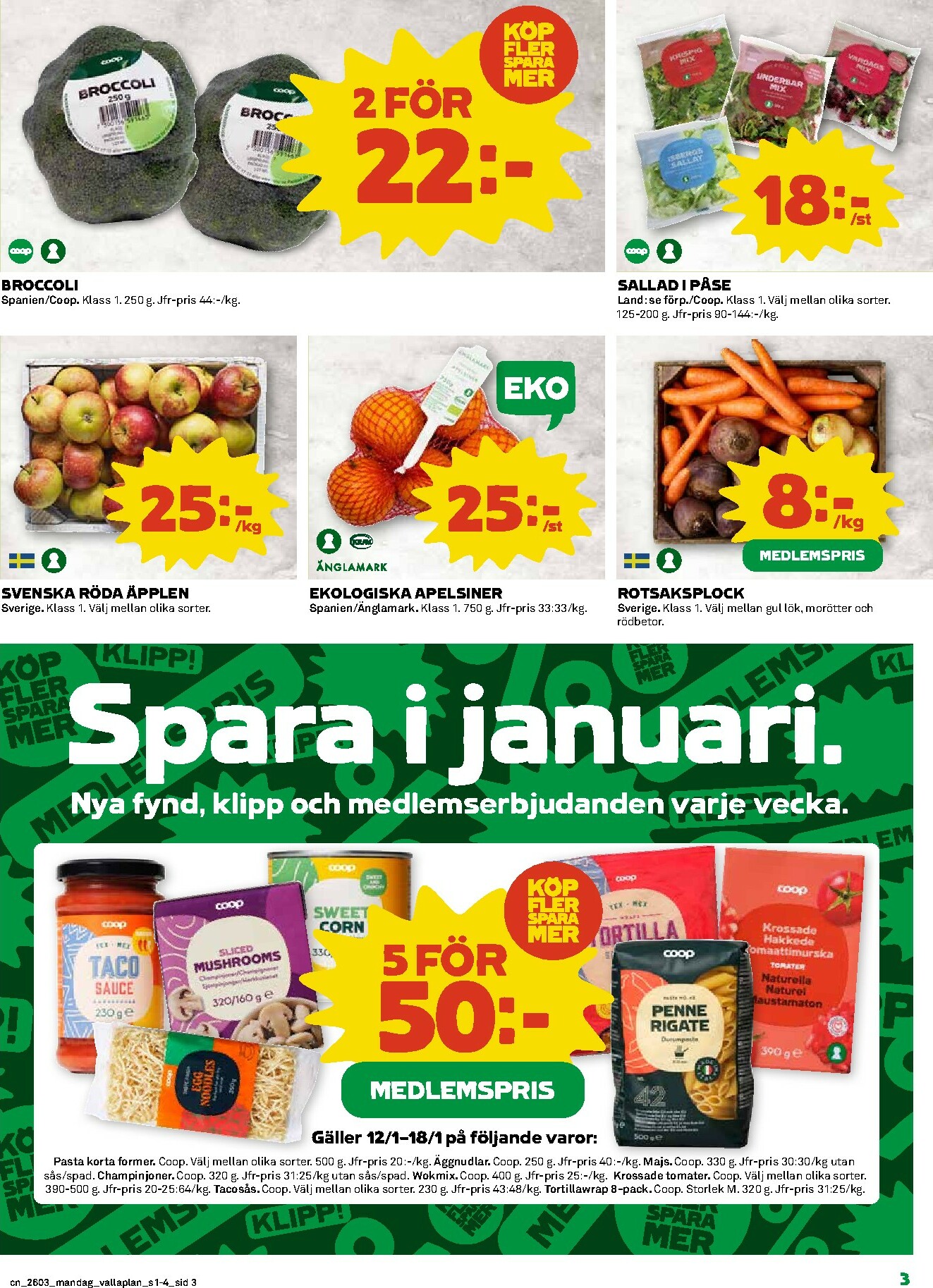 coop - Coop-reklambladet giltigt från 12/01 - 18/01 - page: 3