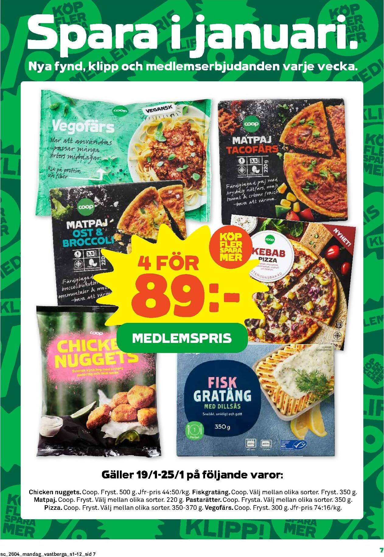 coop - Stora Coop-reklambladet giltigt från 19/01 - 25/01 - page: 7