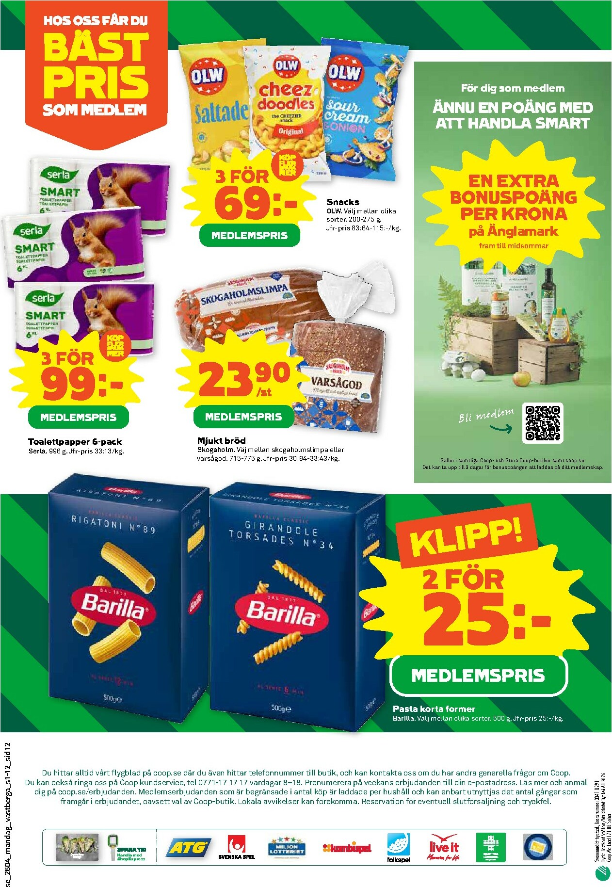 coop - Stora Coop-reklambladet giltigt från 19/01 - 25/01 - page: 12