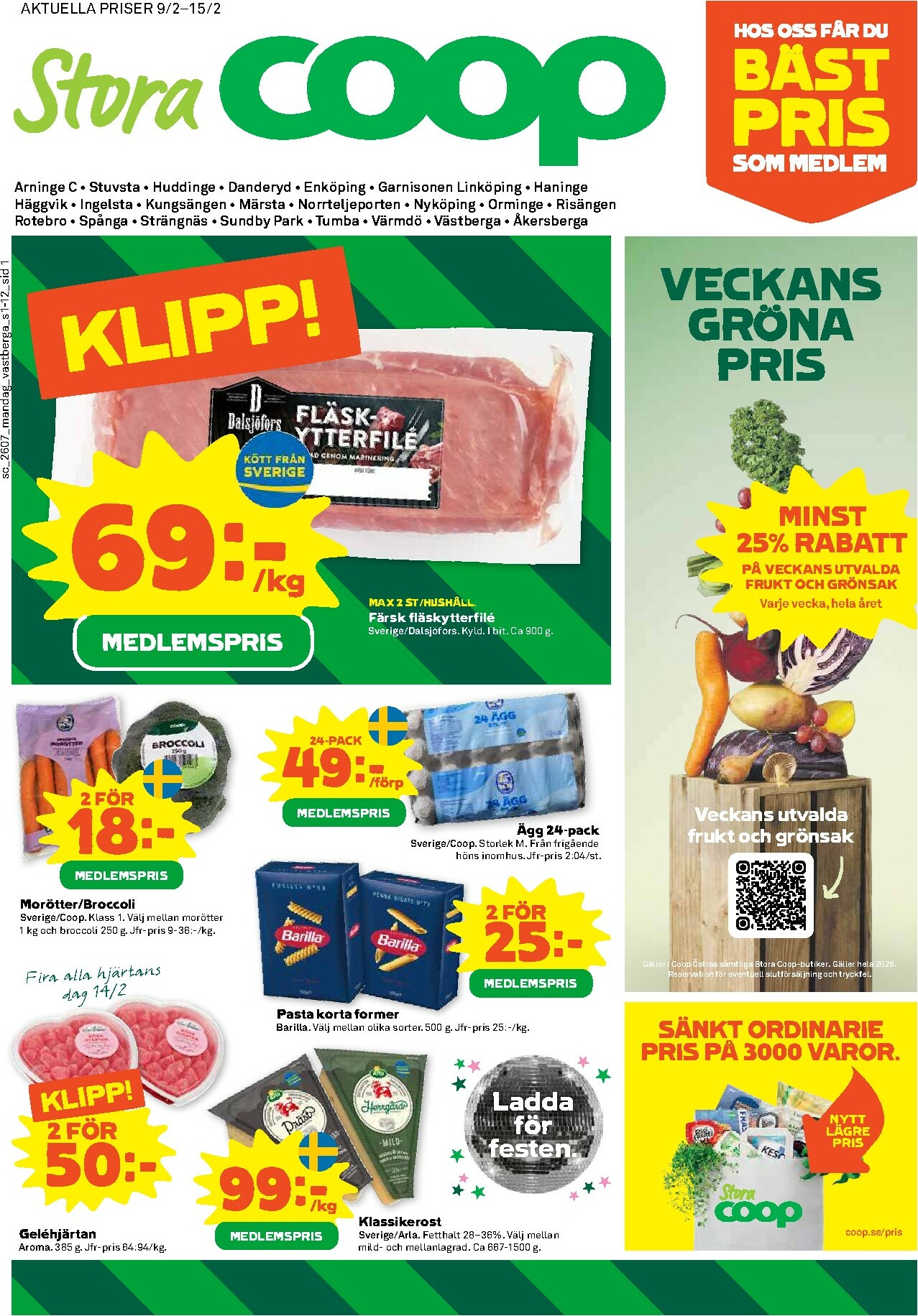 coop - Stora Coop-reklambladet giltigt från 09/02/2026 - 15/02/2026