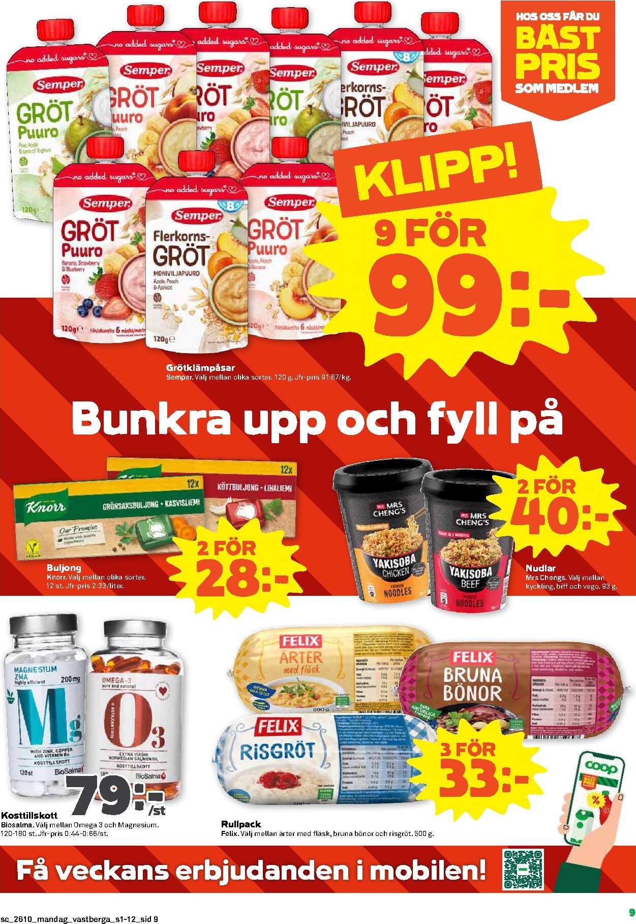 coop - Stora Coop-reklambladet giltigt från 02/03/2026 - 08/03/2026 - page: 9