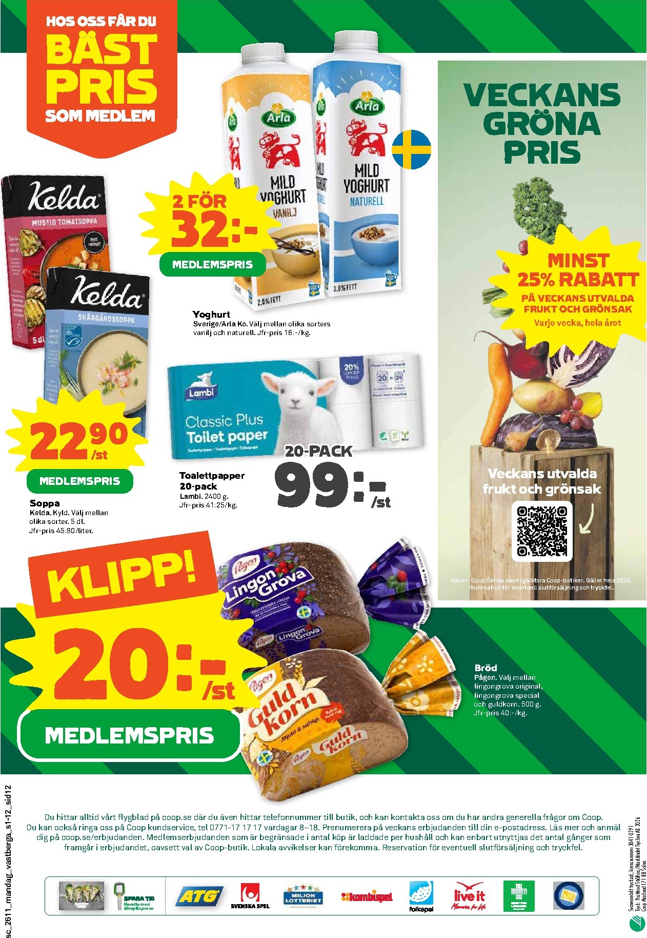 coop - Stora Coop-reklambladet giltigt från 09/03/2026 - 15/03/2026 - page: 12