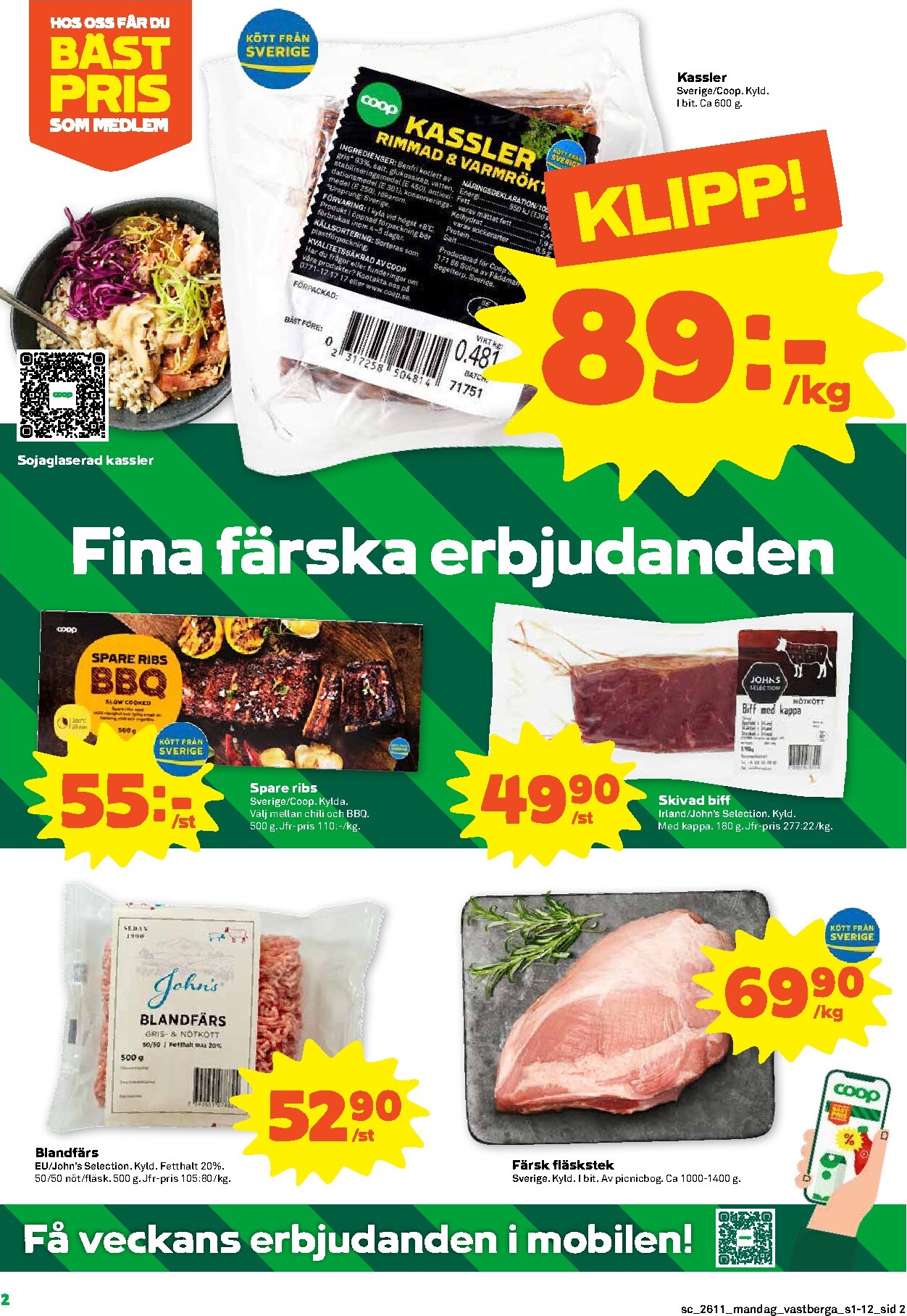 coop - Stora Coop-reklambladet giltigt från 09/03/2026 - 15/03/2026 - page: 2