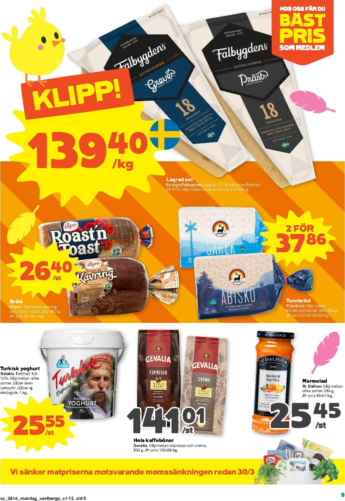 coop - Stora Coop-reklambladet giltigt från 30/03/2026 - 06/04/2026 - page: 9