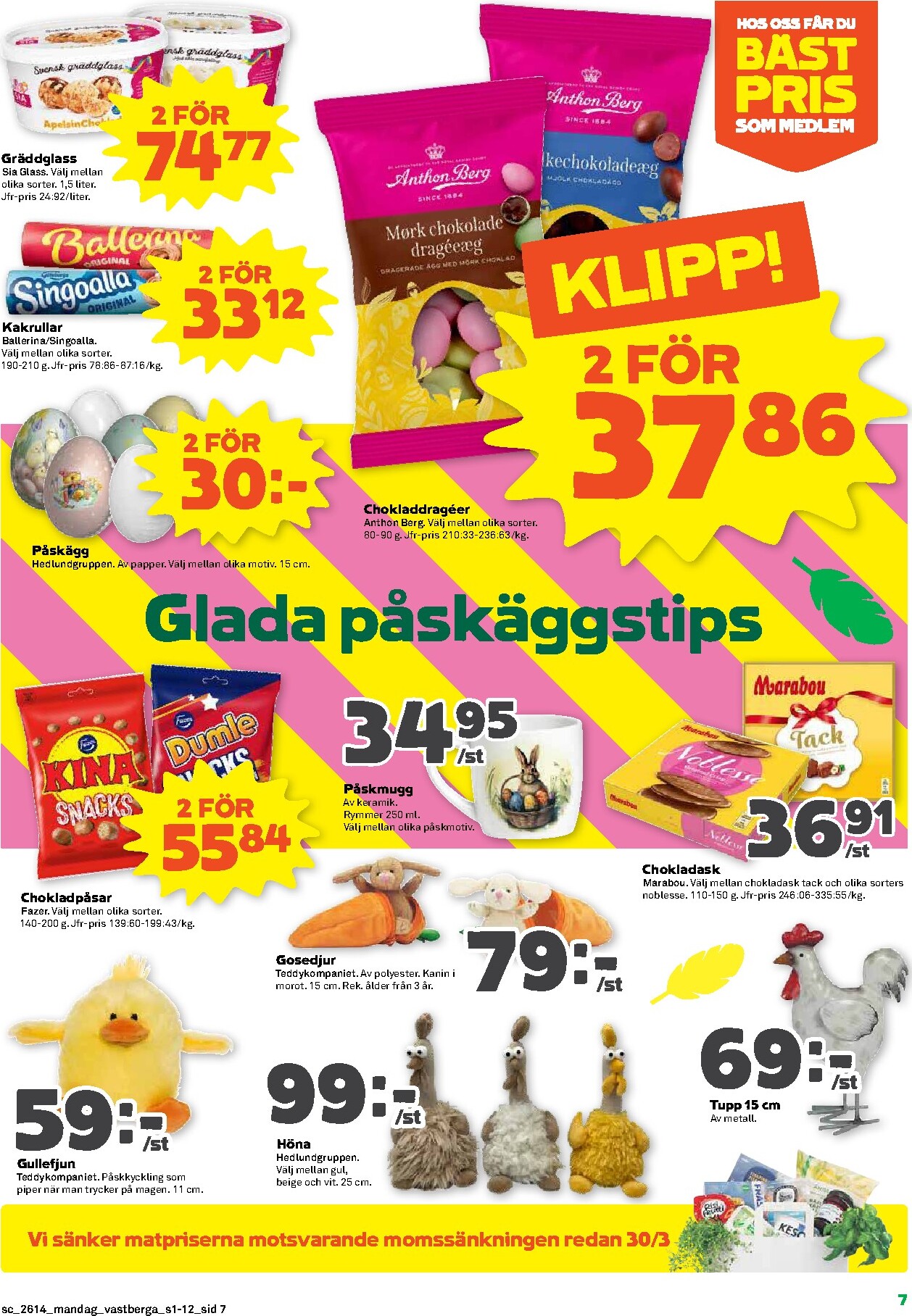 coop - Stora Coop-reklambladet giltigt från 30/03/2026 - 06/04/2026 - page: 7