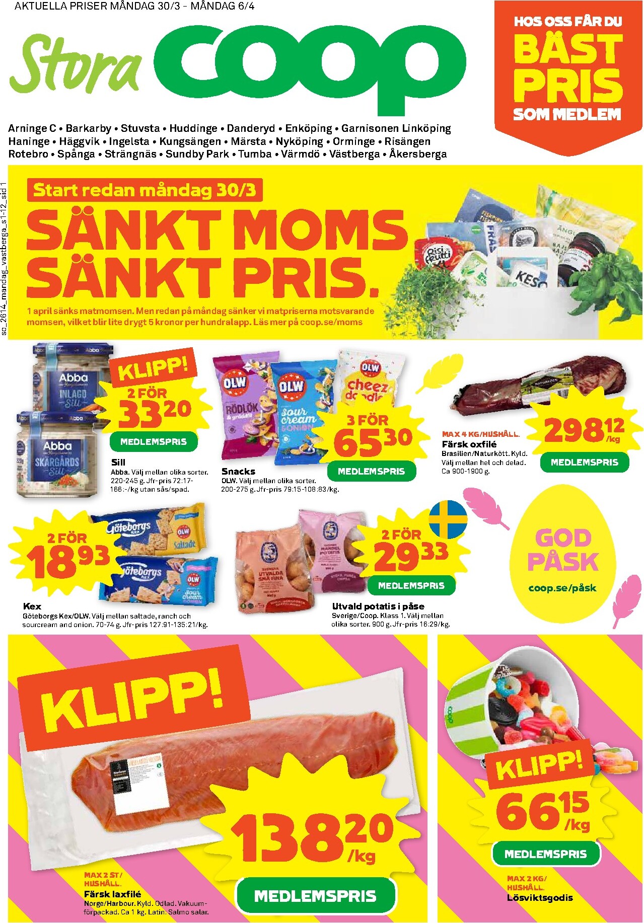 coop - Stora Coop-reklambladet giltigt från 30/03/2026 - 06/04/2026 - page: 1