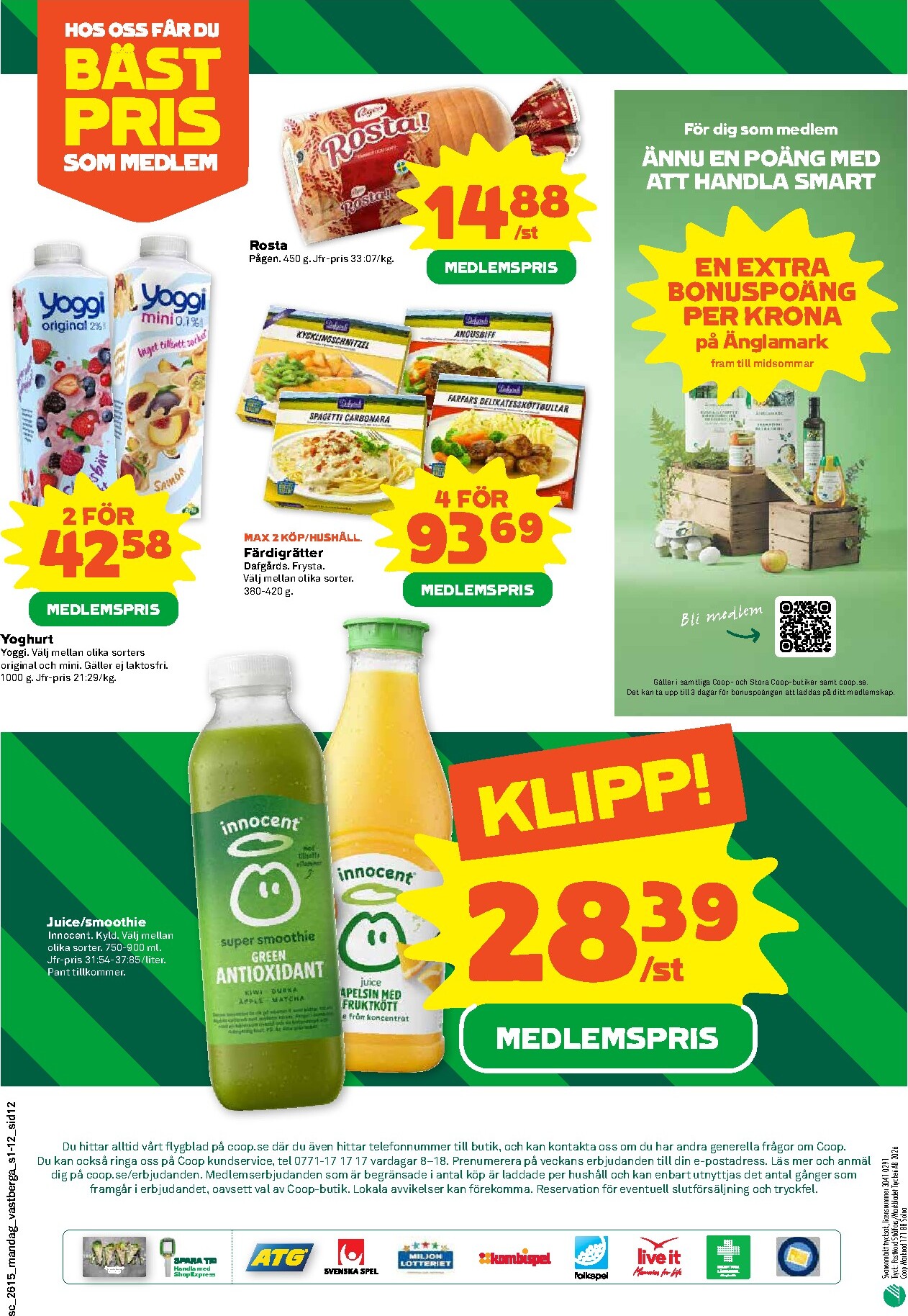 coop - Stora Coop-reklambladet giltigt från 07/04/2026 - 12/04/2026 - page: 12