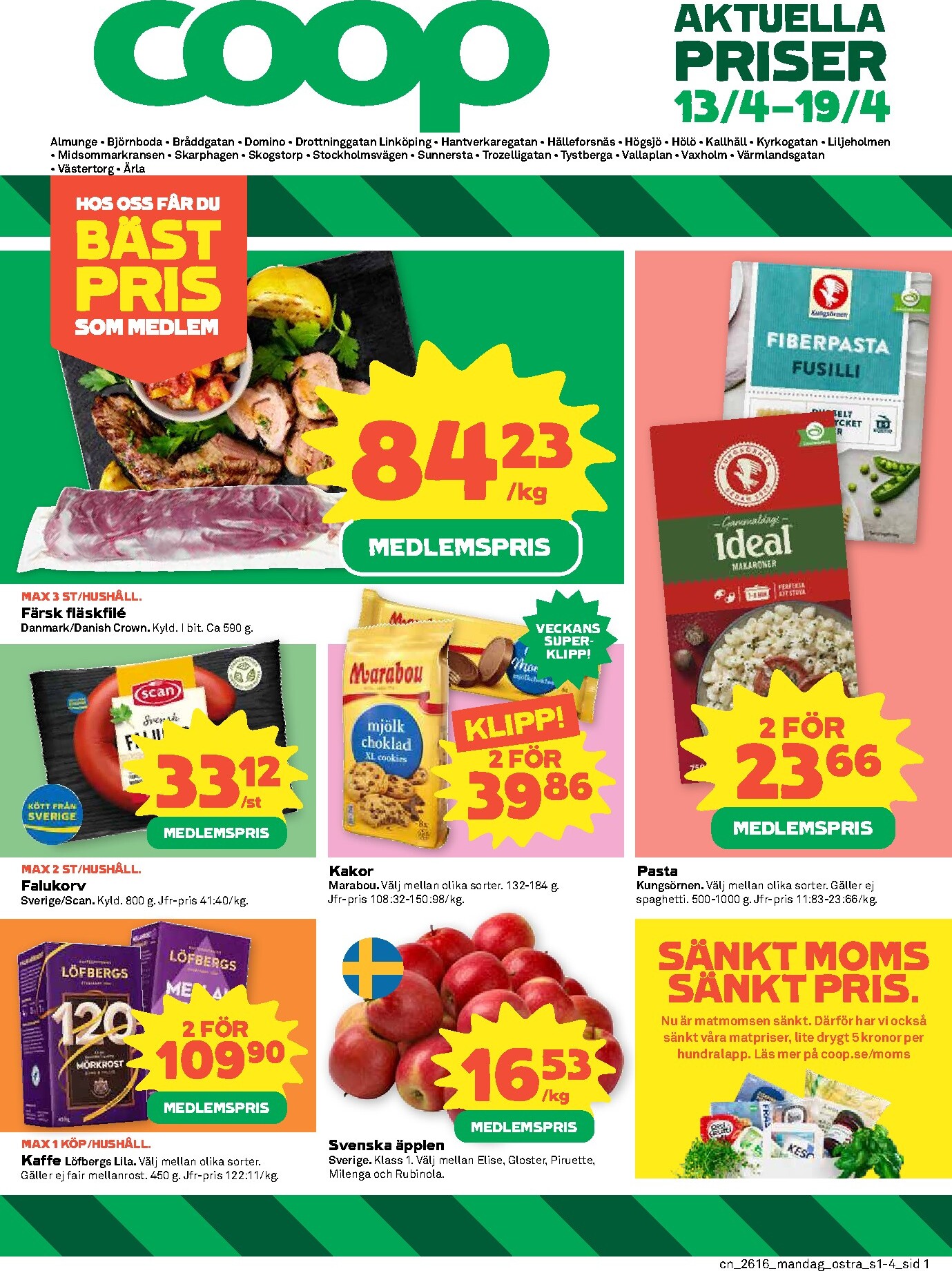 coop - Coop reklamblad för nästa vecka från måndag 13/04/2026 till söndag 19/04/2026