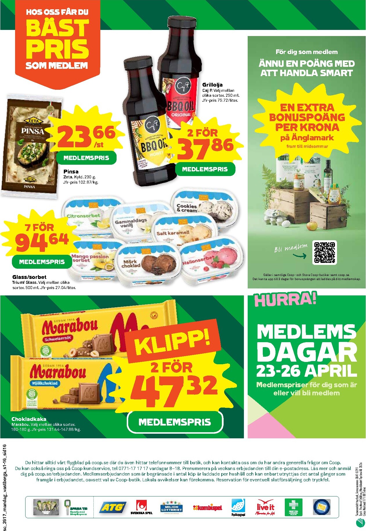 coop - Stora Coop reklamblad för nästa vecka från måndag 20/04/2026 till söndag 26/04/2026 - page: 16