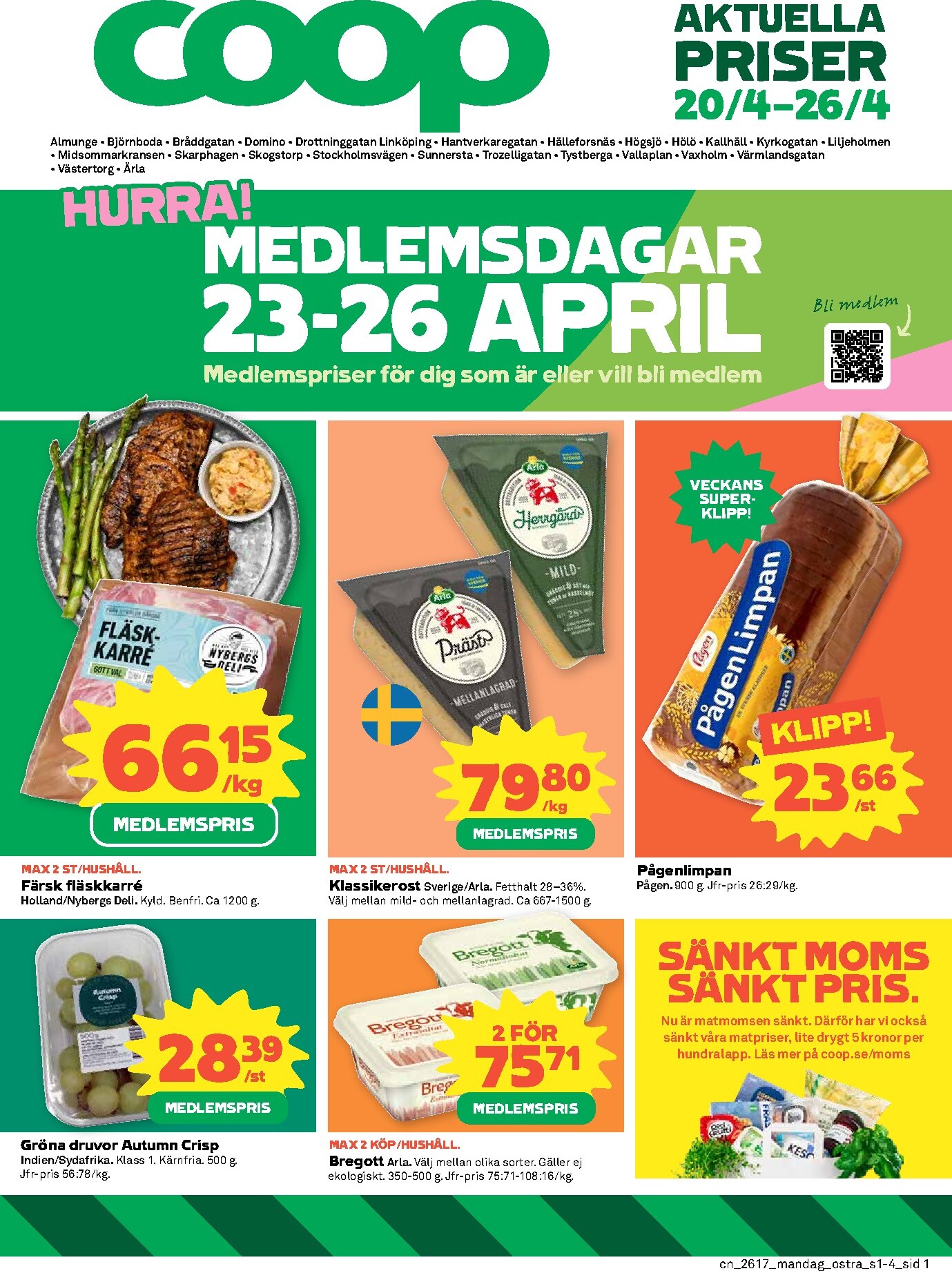 coop - Coop reklamblad för nästa vecka från måndag 20/04/2026 till söndag 26/04/2026 - page: 1