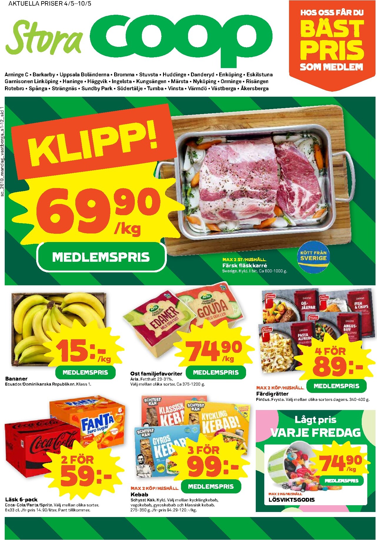 coop - Stora Coop reklamblad för nästa vecka från måndag 04/05/2026 till söndag 10/05/2026 - page: 1