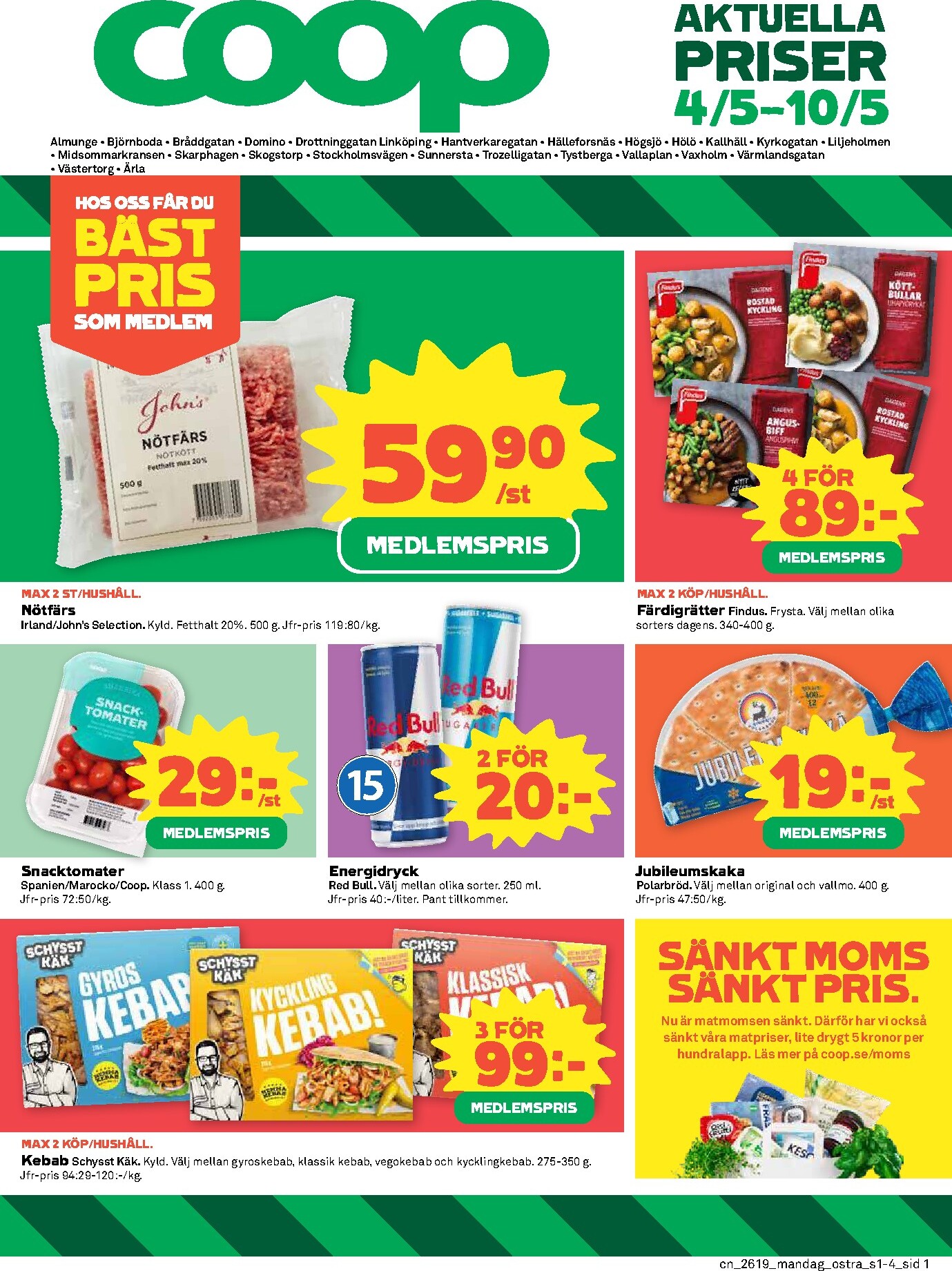 coop - Aktuellt Coop reklamblad giltigt från måndag 04/05/2026 till söndag 10/05/2026