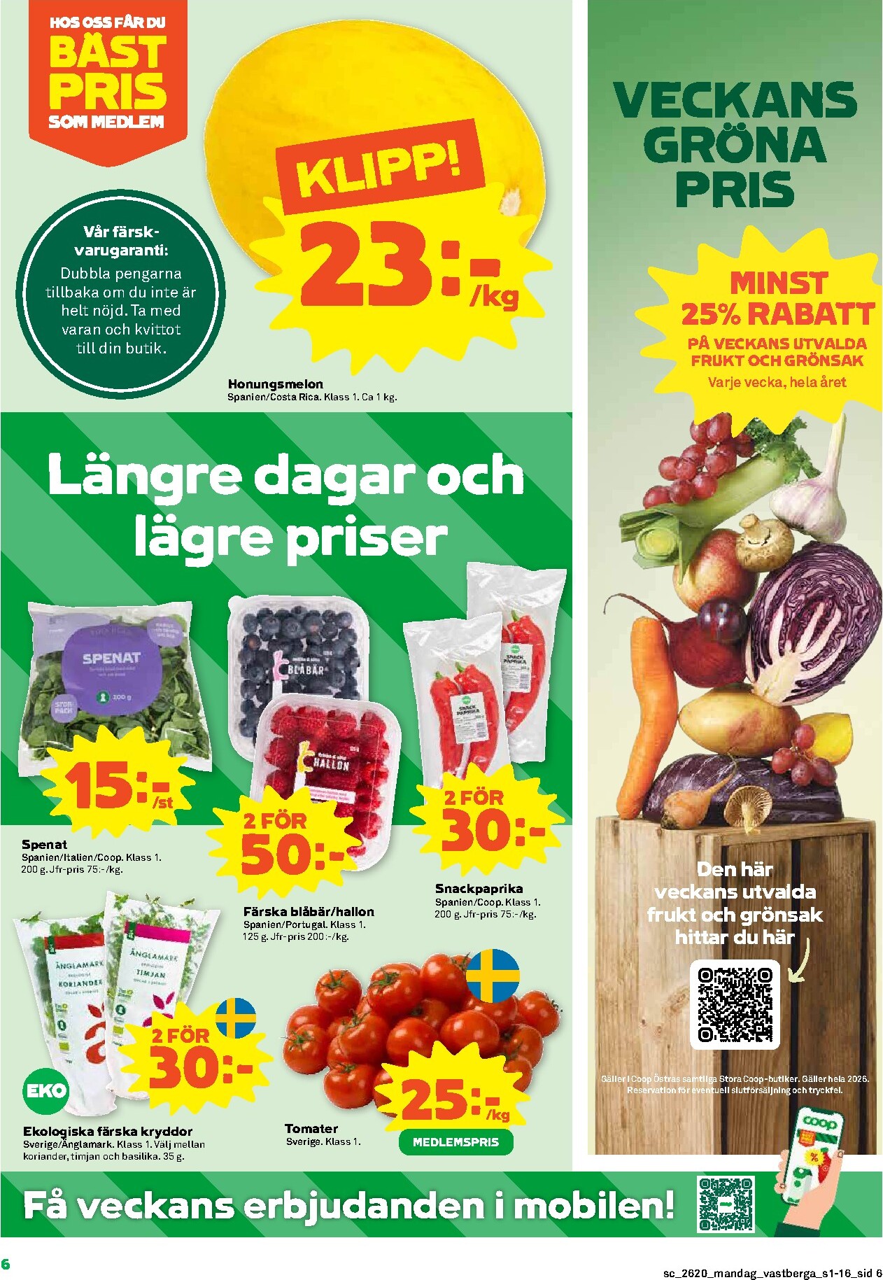 coop - Stora Coop reklamblad för nästa vecka från måndag 11/05/2026 till söndag 17/05/2026 - page: 6