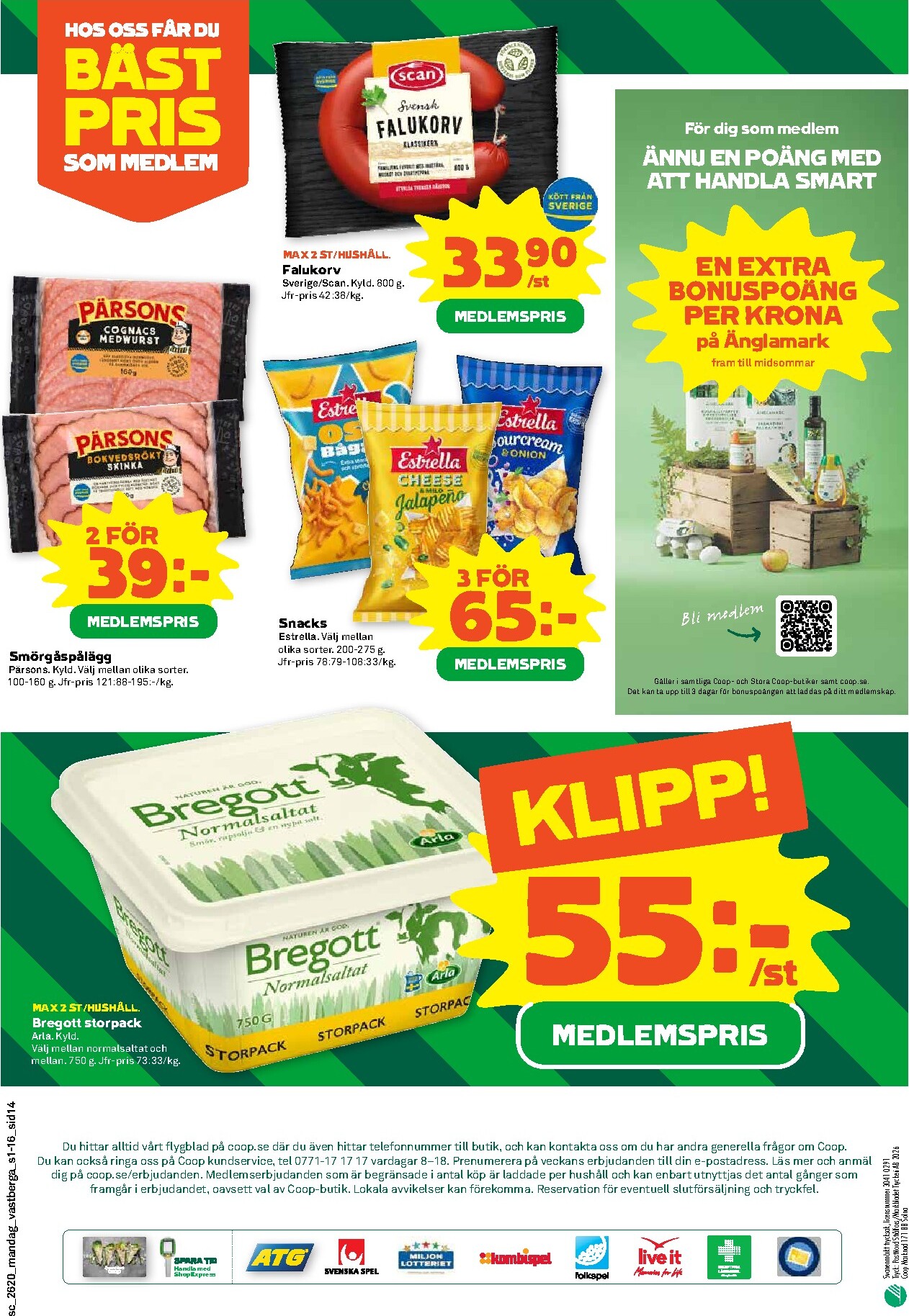 coop - Stora Coop reklamblad för nästa vecka från måndag 11/05/2026 till söndag 17/05/2026 - page: 14