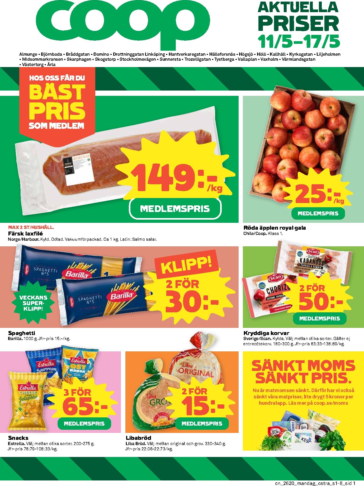 coop - Coop reklamblad för nästa vecka från måndag 11/05/2026 till söndag 17/05/2026 - page: 1