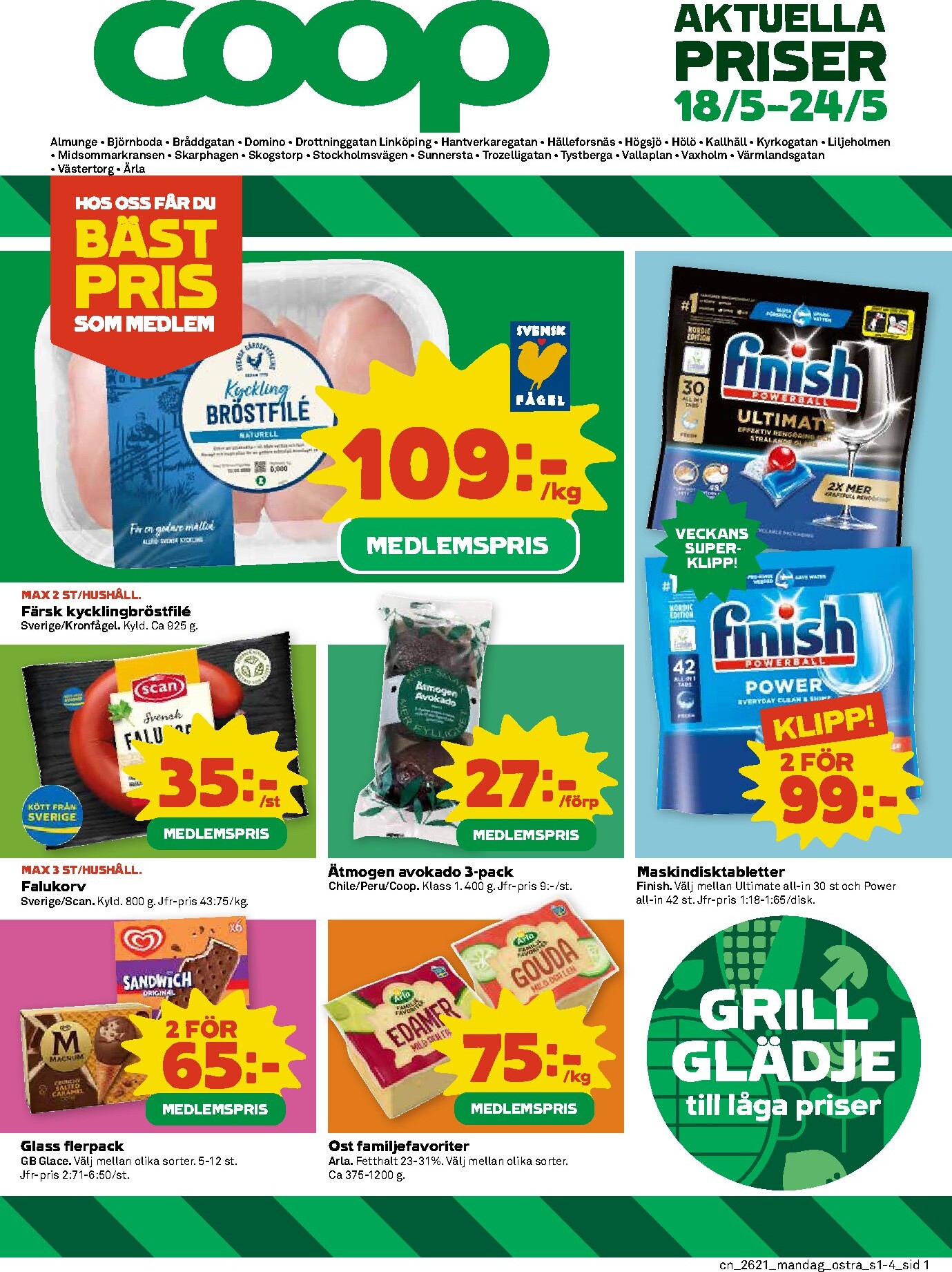 coop - Coop reklamblad för nästa vecka från måndag 18/05/2026 till söndag 24/05/2026 - page: 1