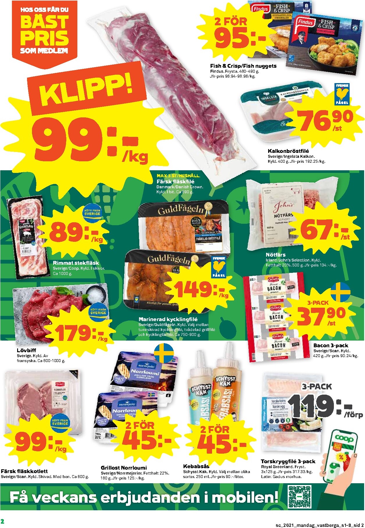 coop - Stora Coop reklamblad för nästa vecka från måndag 18/05/2026 till söndag 24/05/2026 - page: 2