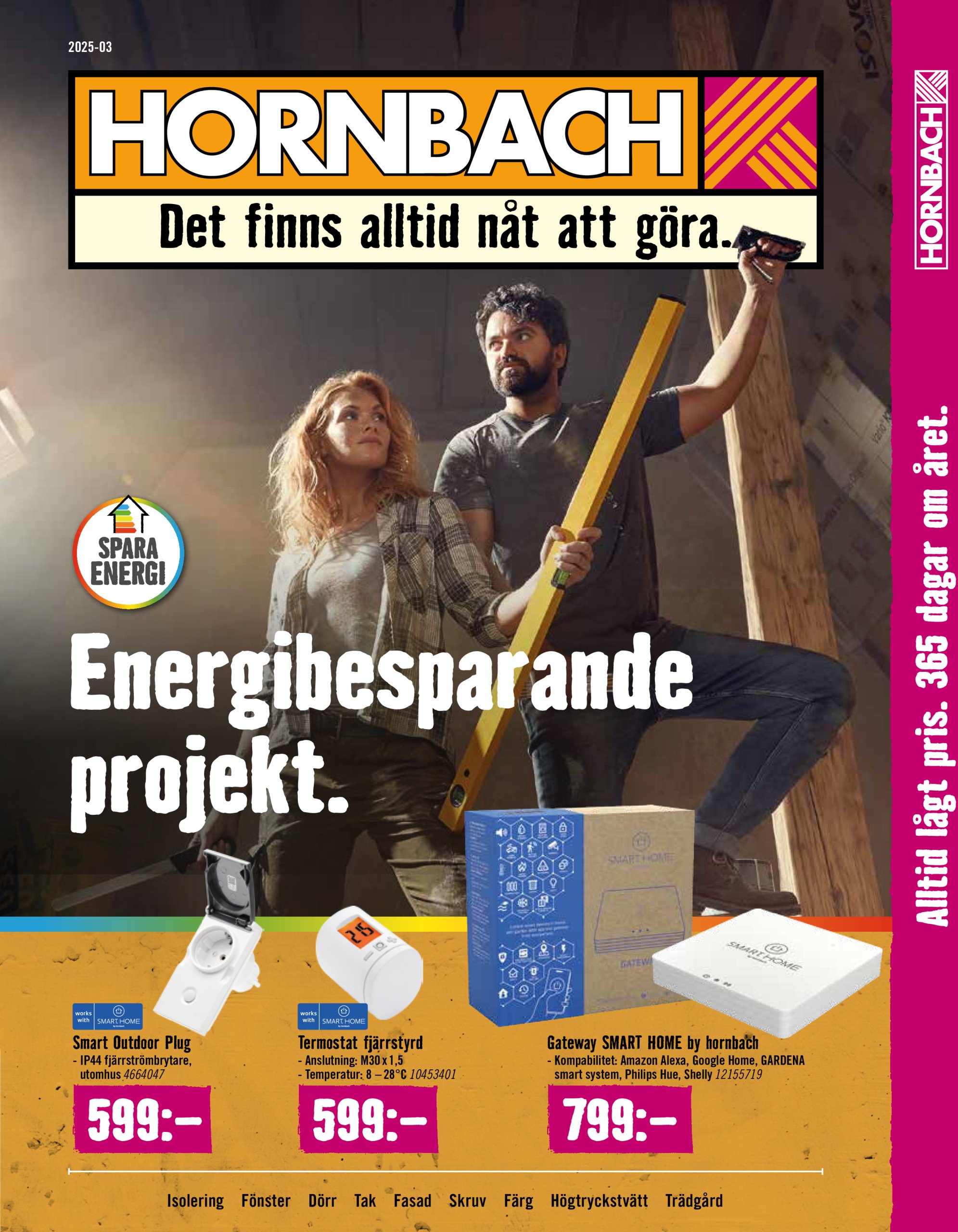 hornbach - Hornbach-reklambladet giltigt från 17/03 - 09/04 - page: 1