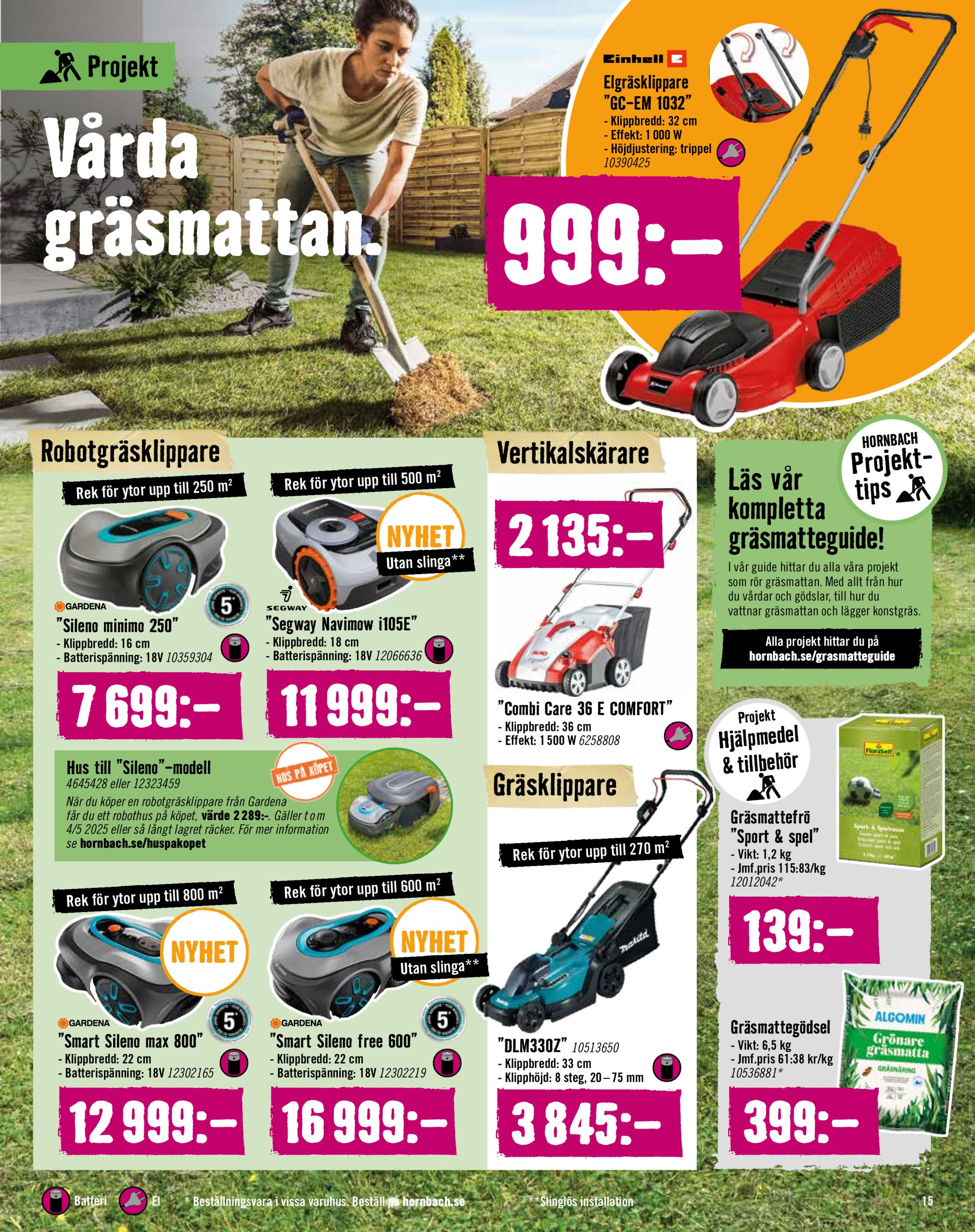 hornbach - Hornbach-reklambladet giltigt från 17/03 - 09/04 - page: 15