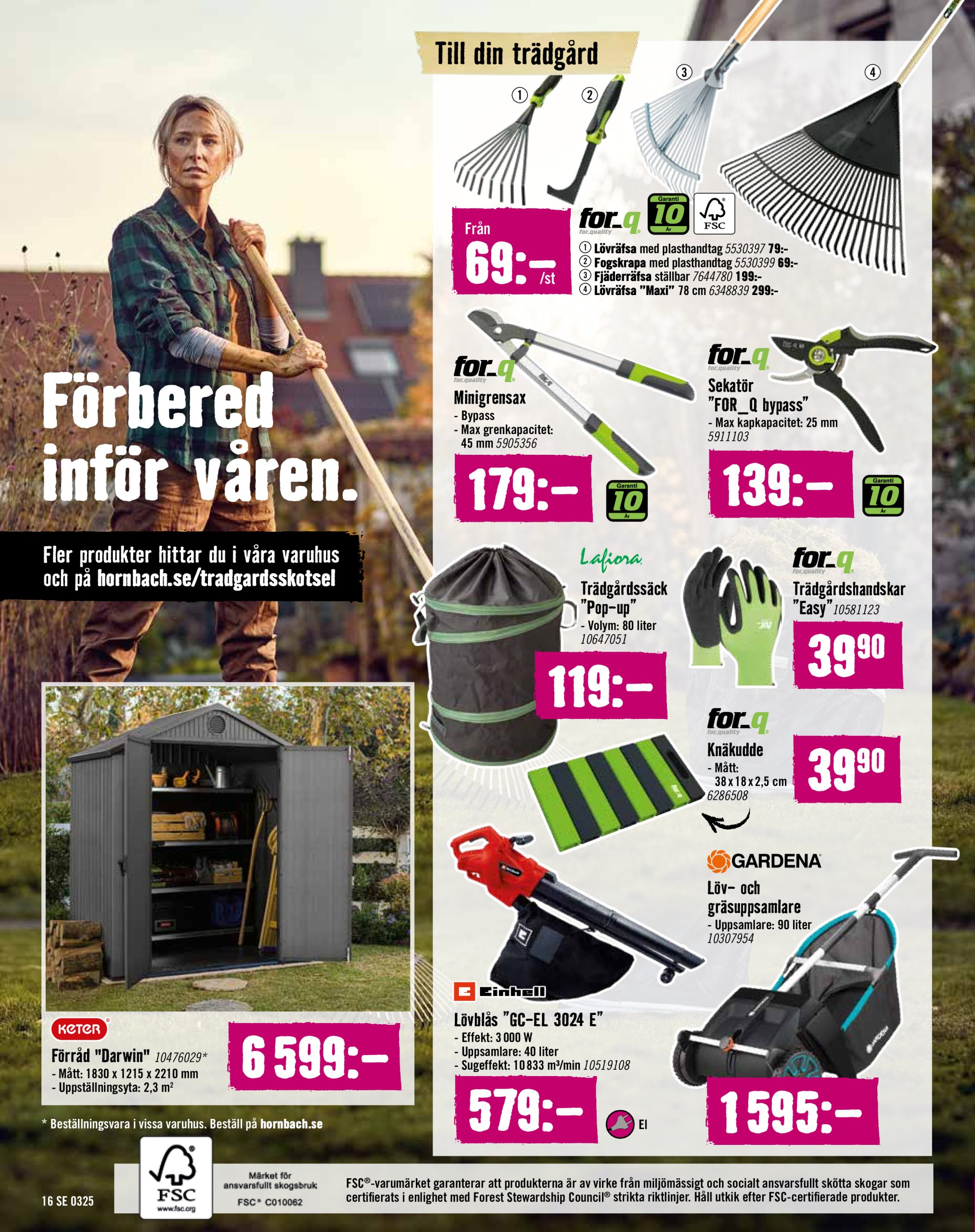 hornbach - Hornbach-reklambladet giltigt från 17/03 - 09/04 - page: 16