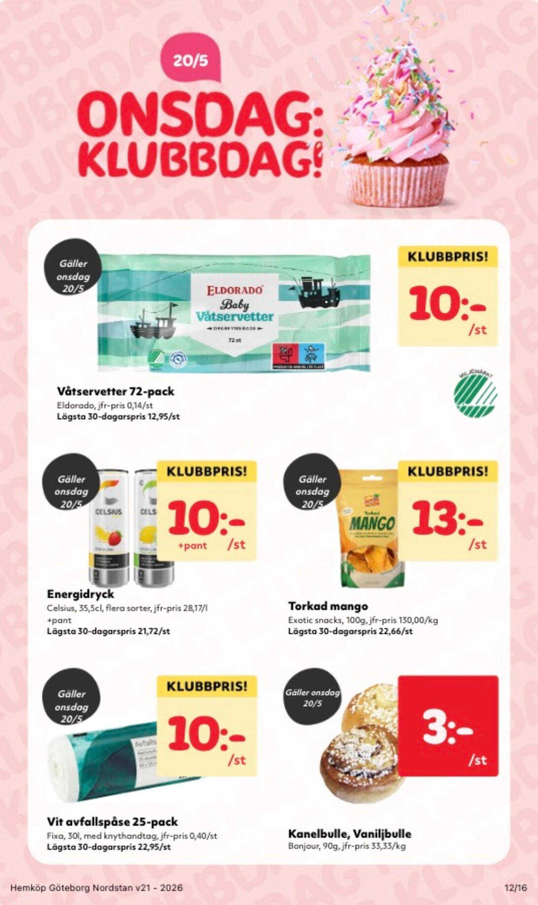 hemkop - Aktuellt Hemköp reklamblad från måndag, 18/05/2026 till söndag, 24/05/2026 - page: 12