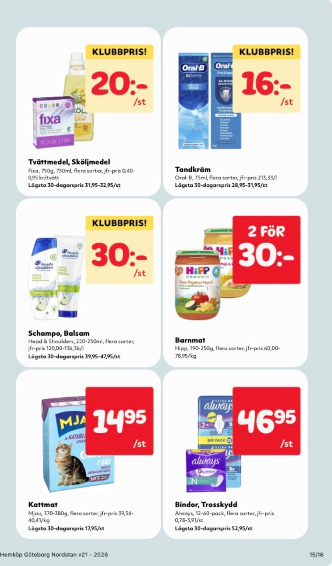 hemkop - Aktuellt Hemköp reklamblad från måndag, 18/05/2026 till söndag, 24/05/2026 - page: 15