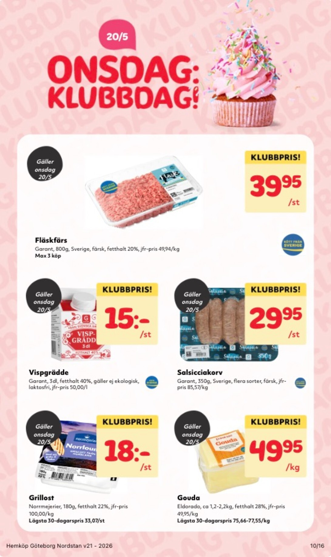 hemkop - Aktuellt Hemköp reklamblad från måndag, 18/05/2026 till söndag, 24/05/2026 - page: 10